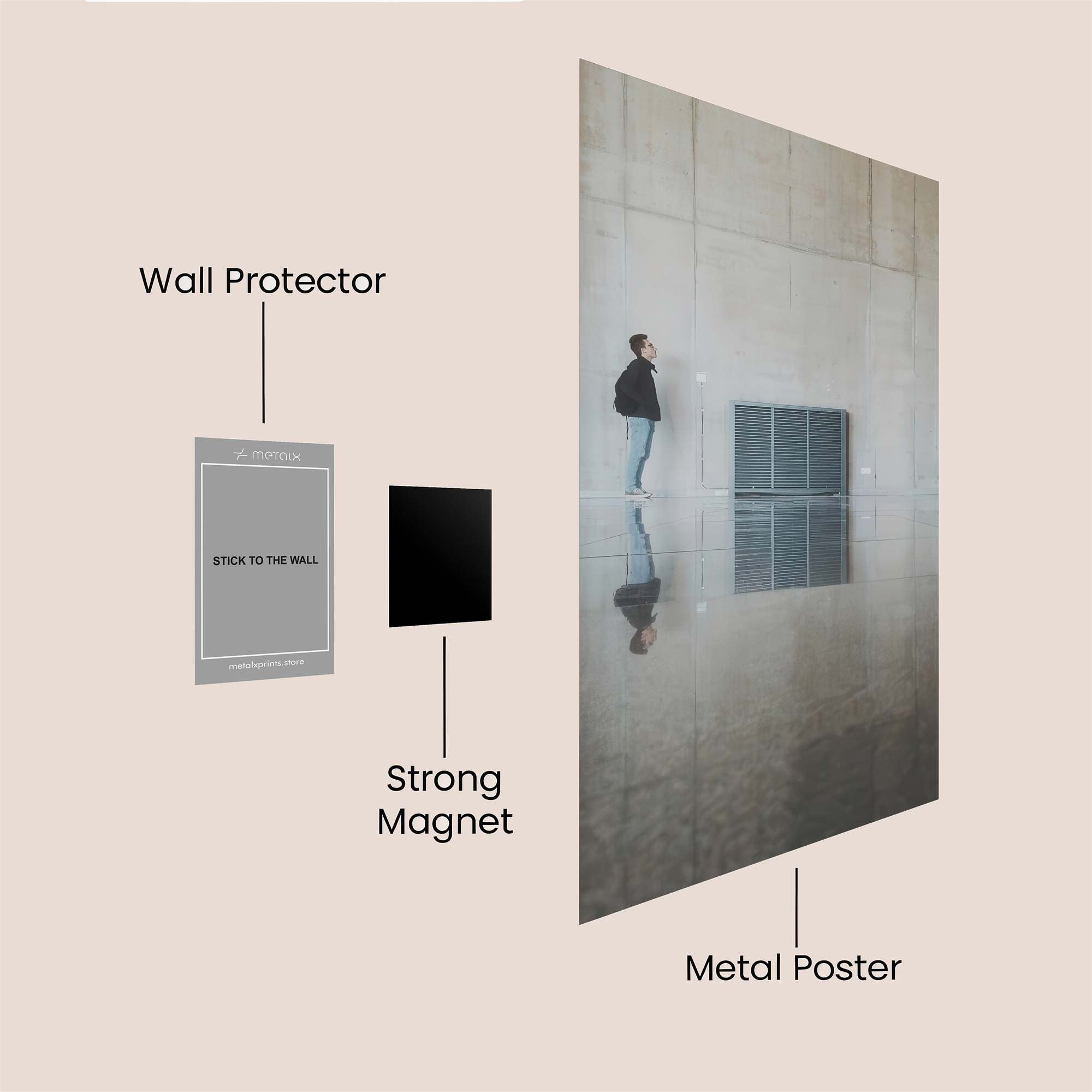 Reflection Serenity Safe Wall Magnetic / M