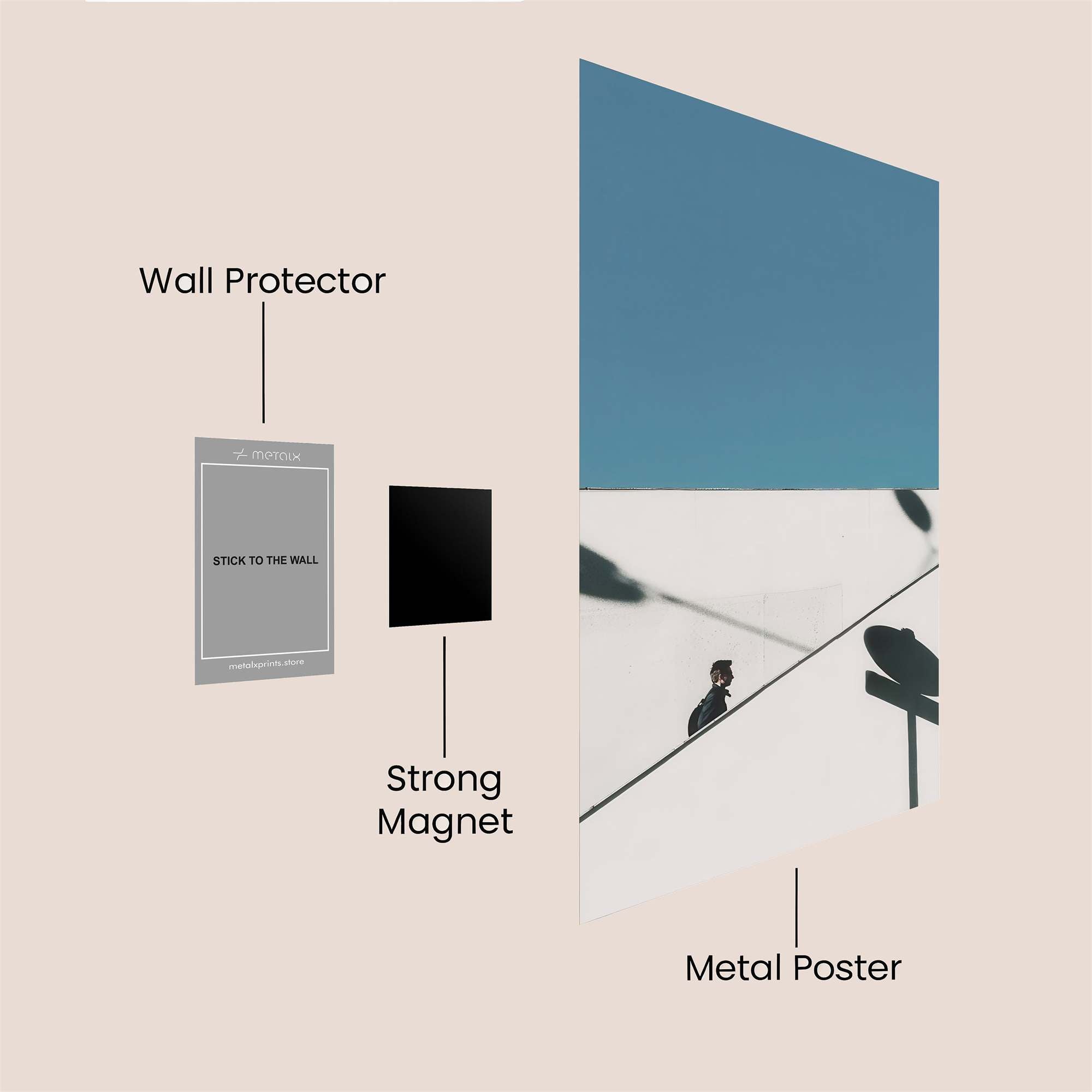 Shadowed Ascent Safe Wall Magnetic / M