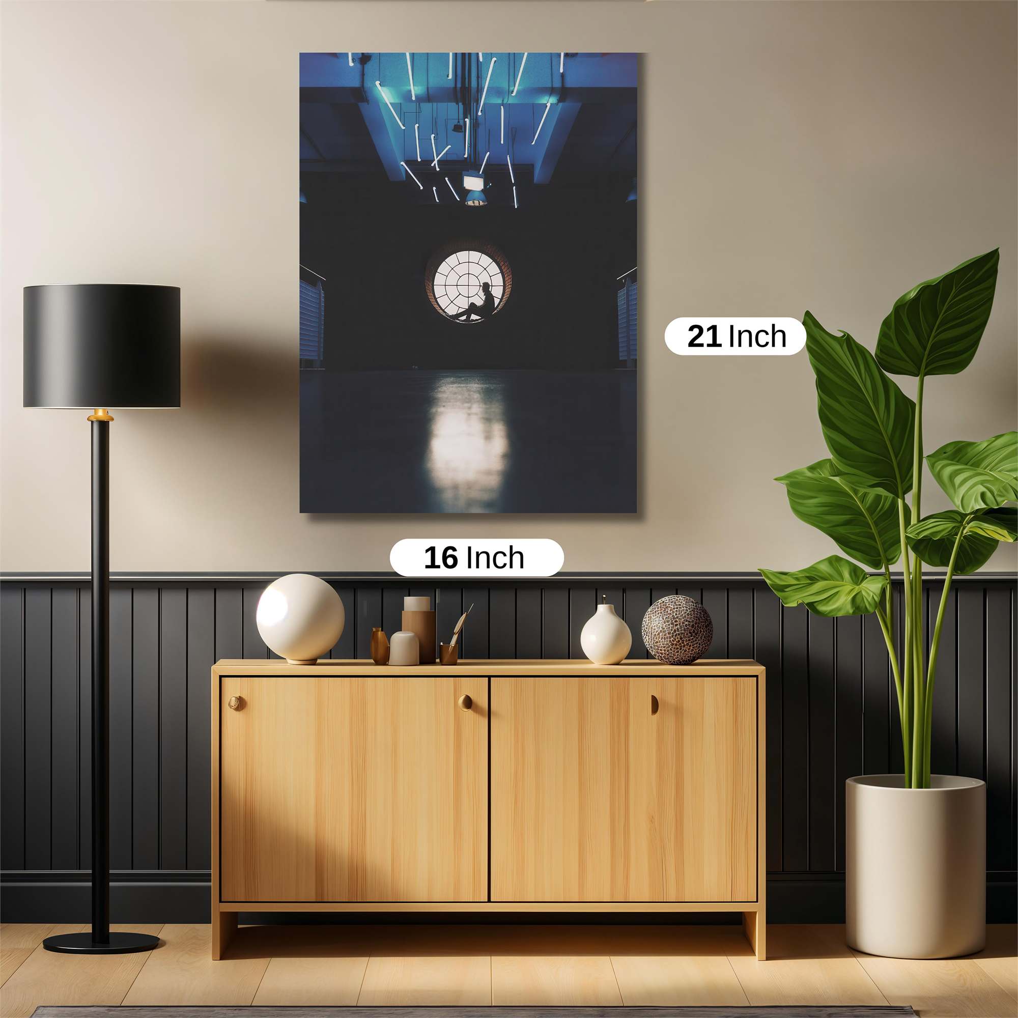 Windowed Solitude Safe Wall Magnetic / M