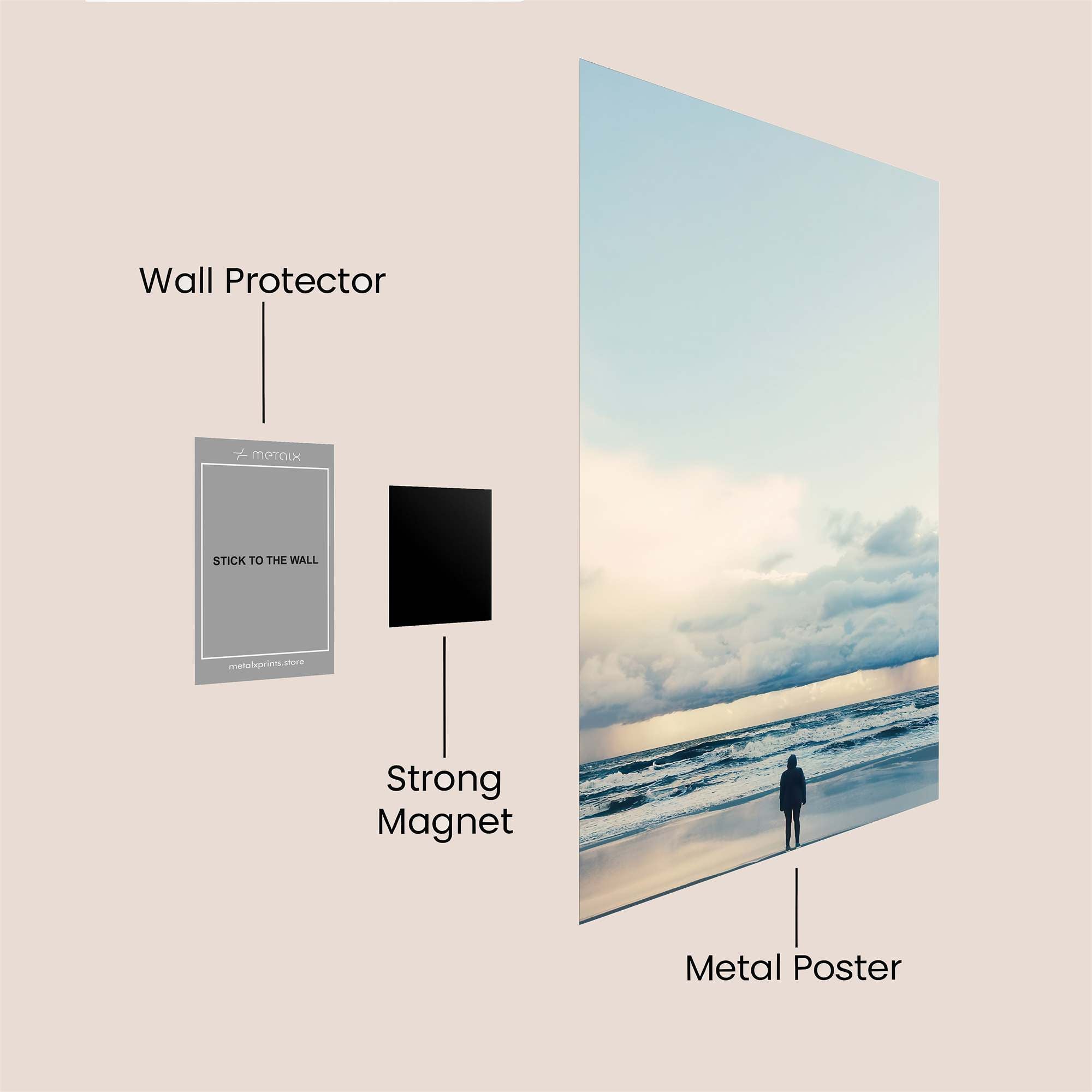 Solitude Serene Safe Wall Magnetic / M