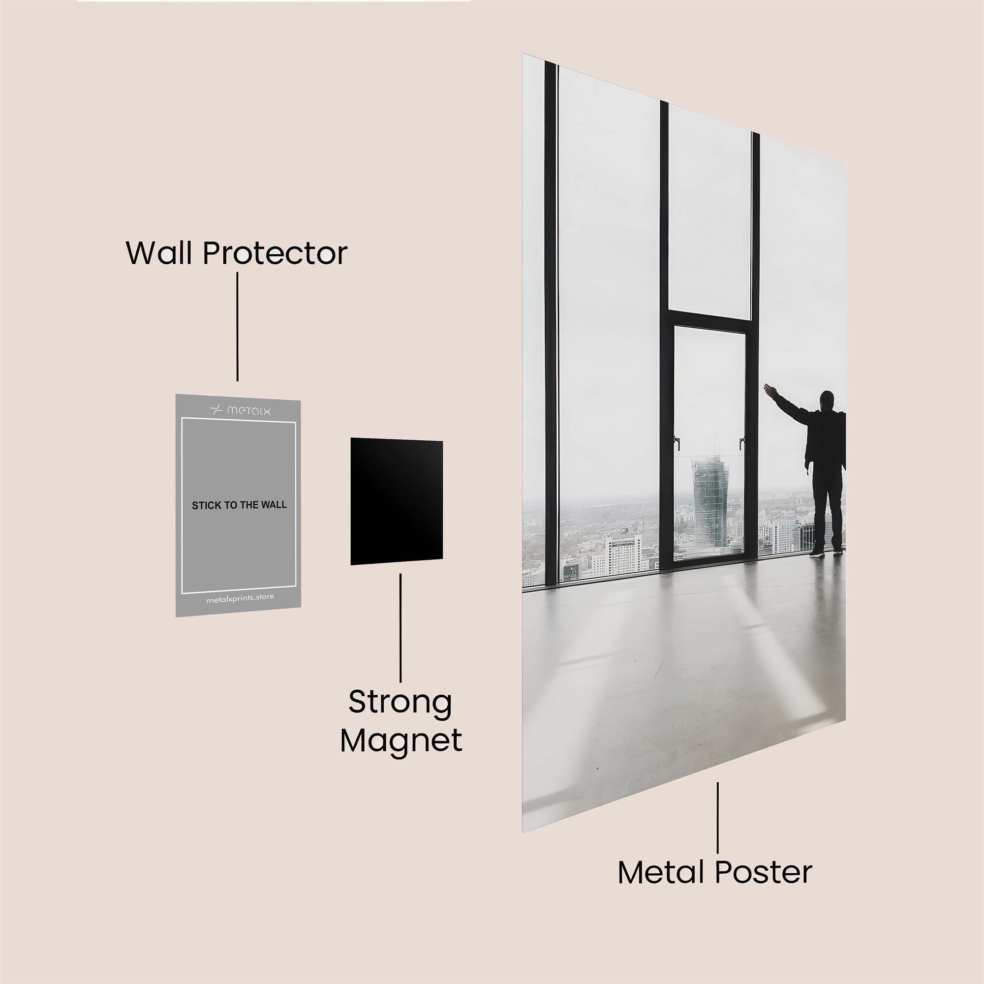 Freedom Unleashed Safe Wall Magnetic / M