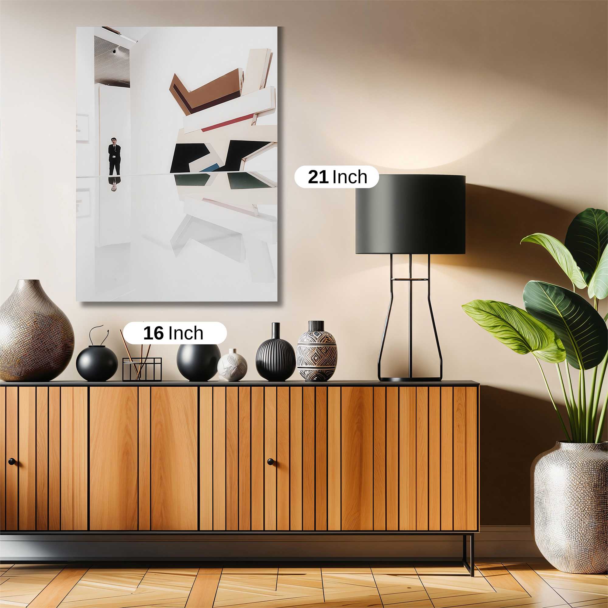 Artful Reflection Safe Wall Magnetic / M