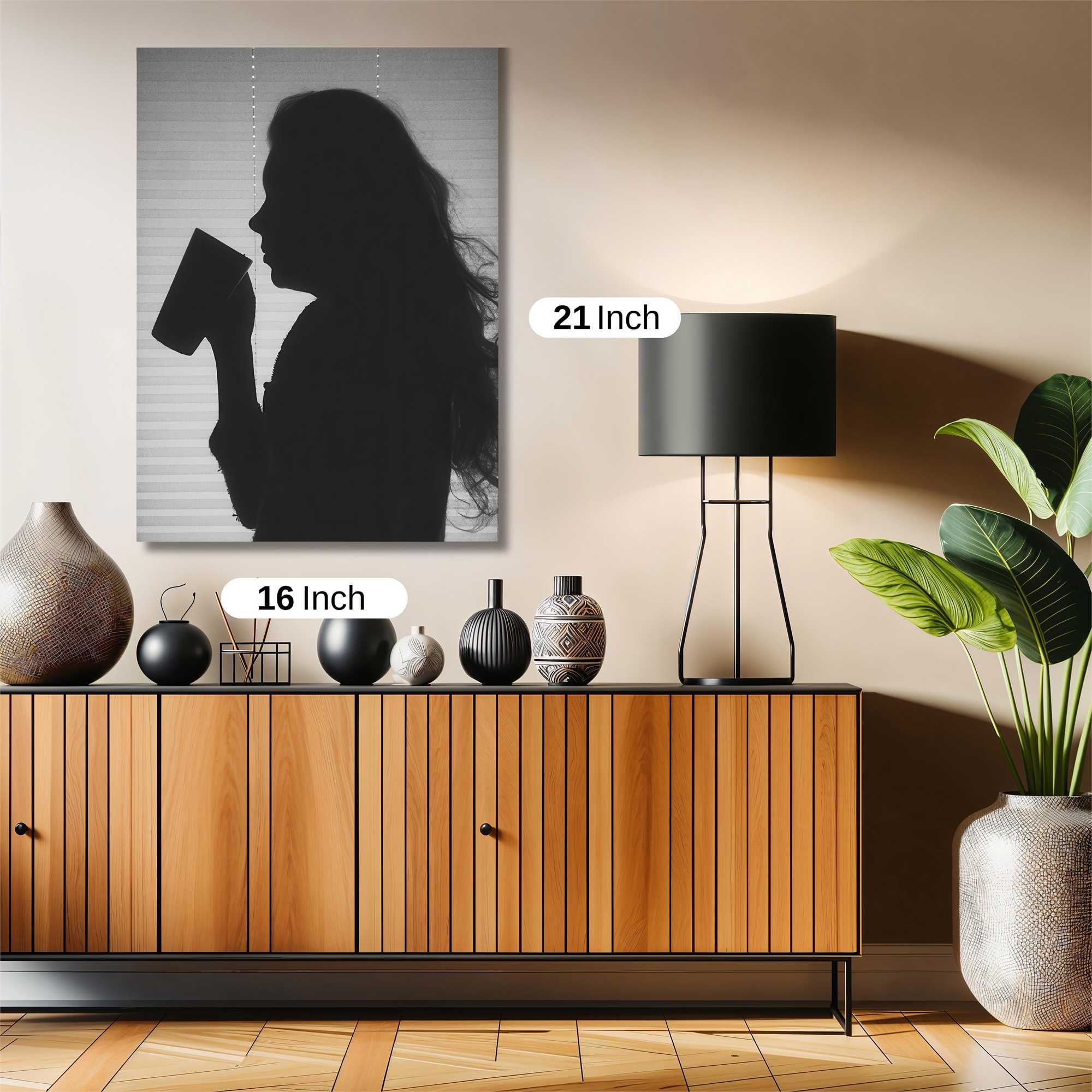 Silhouette Serenity Safe Wall Magnetic / M