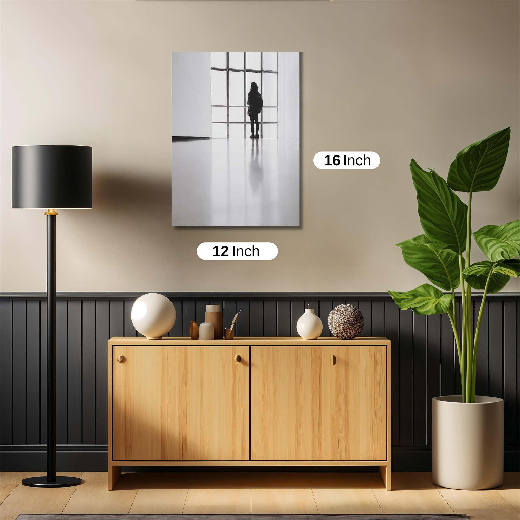 Windowed Solitude Safe Wall Magnetic / M