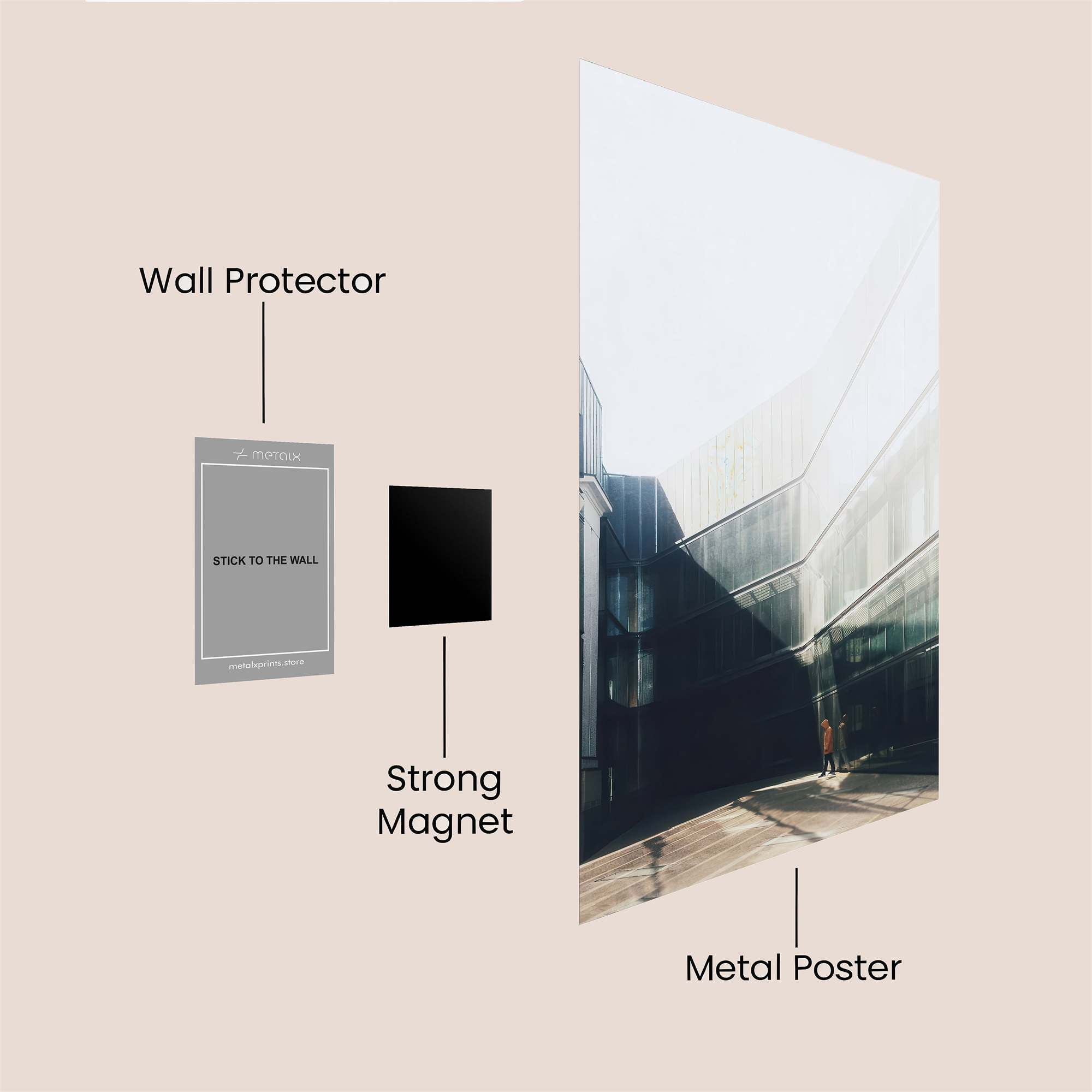 Modern Serenity Safe Wall Magnetic / M