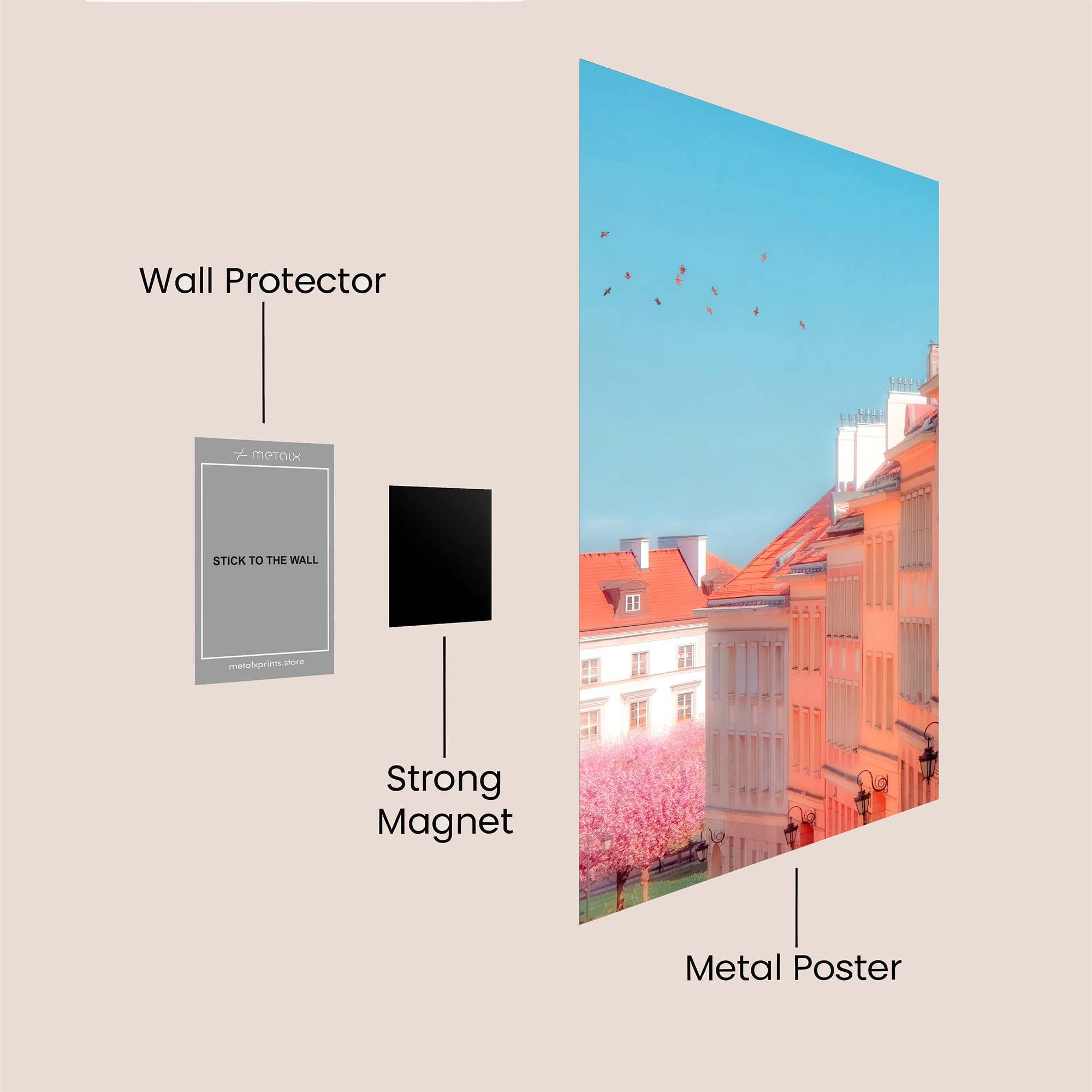 Warsaw Whimsy Safe Wall Magnetic / M