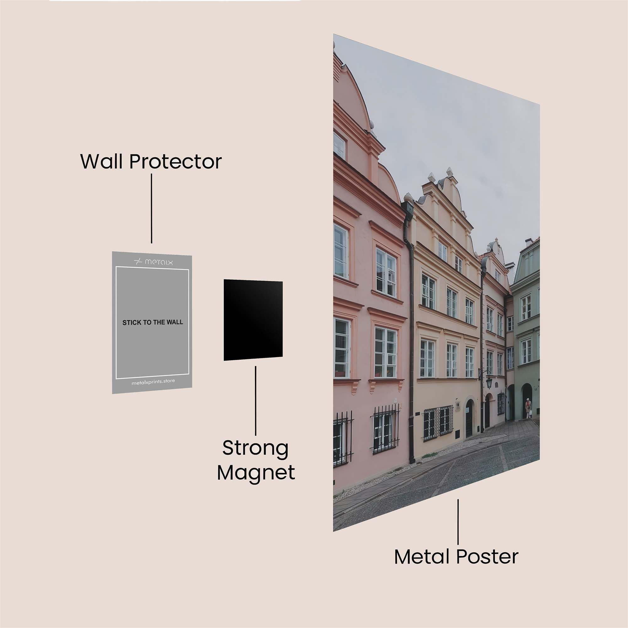 Prague Serenity Safe Wall Magnetic / M