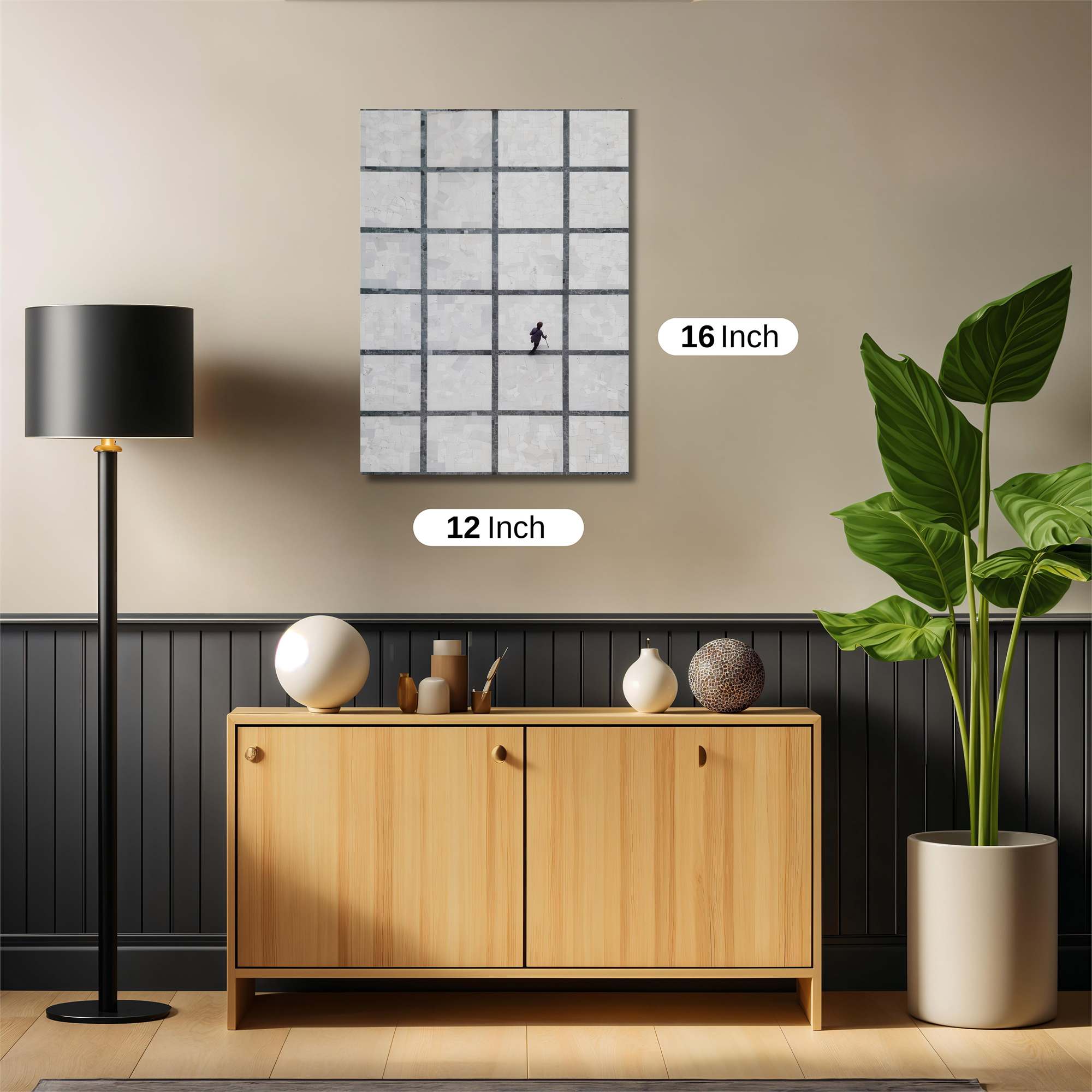 Grid Solitude Safe Wall Magnetic / M