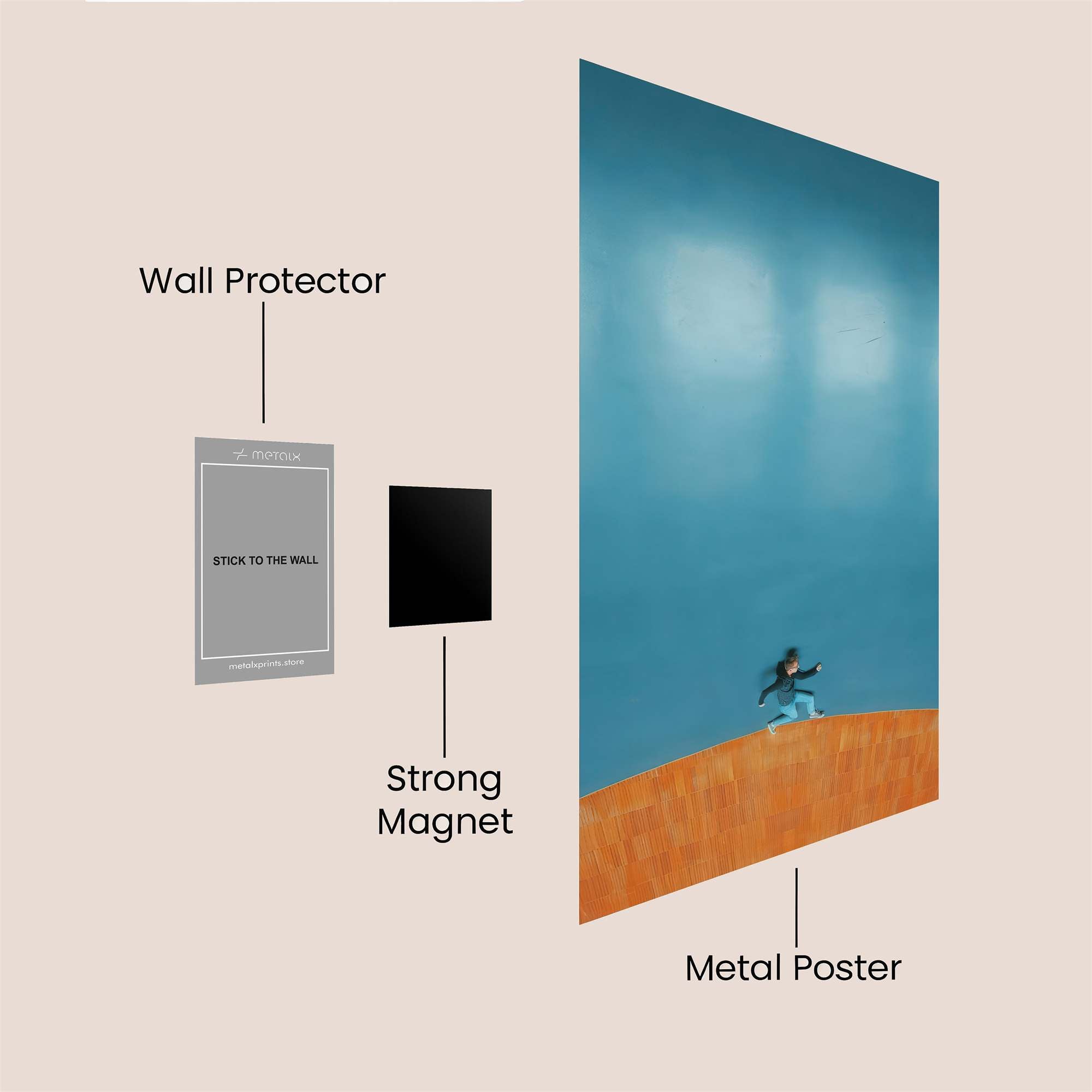 Diver Serene Safe Wall Magnetic / M