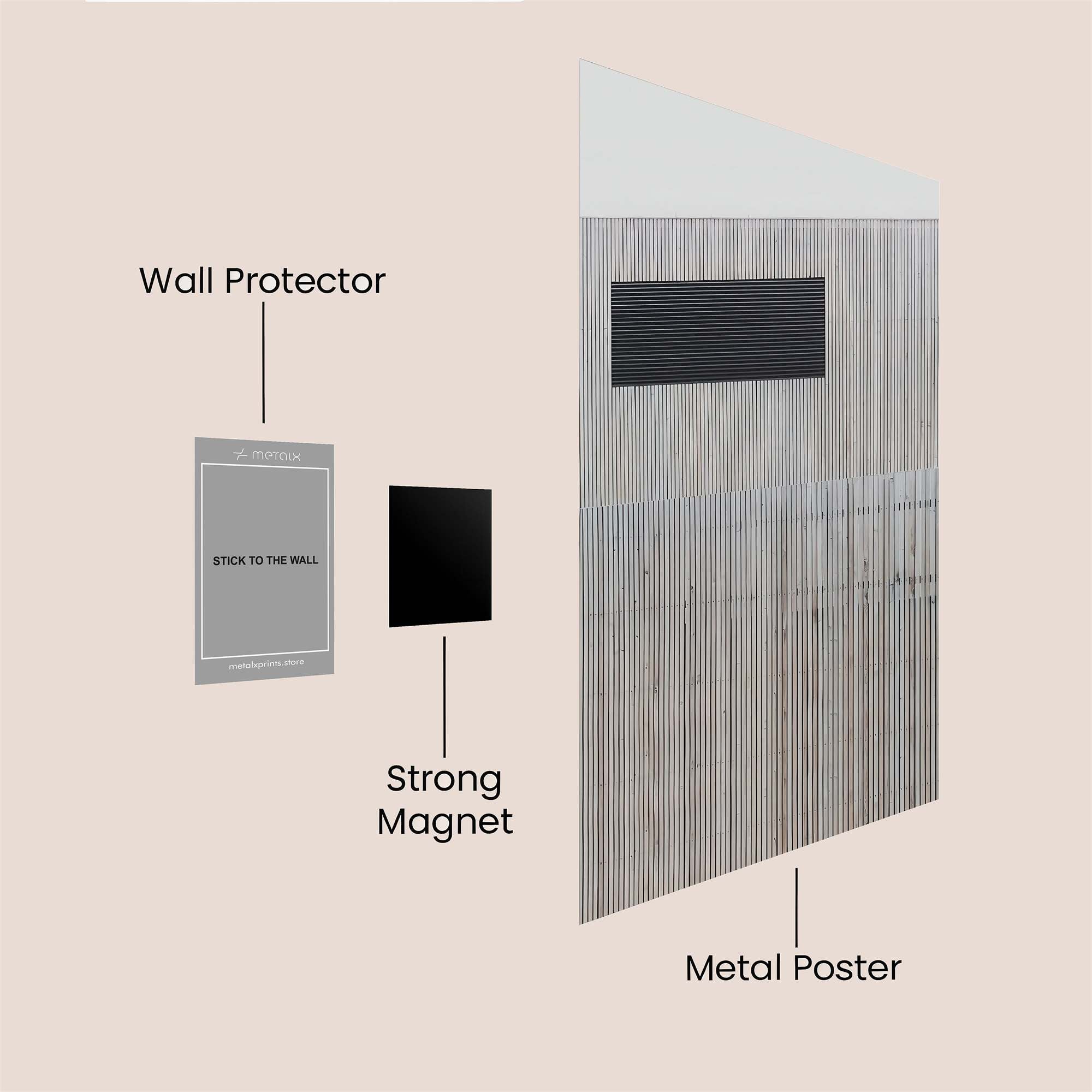 Architectural Solitude Safe Wall Magnetic / M