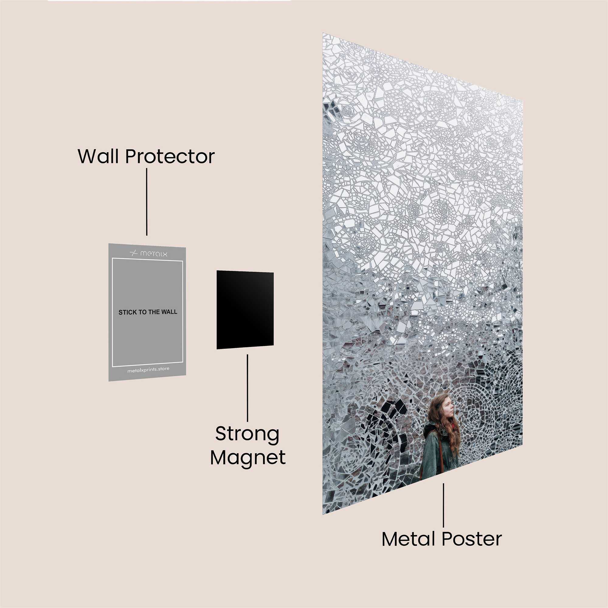 FrostWhisper Safe Wall Magnetic / M