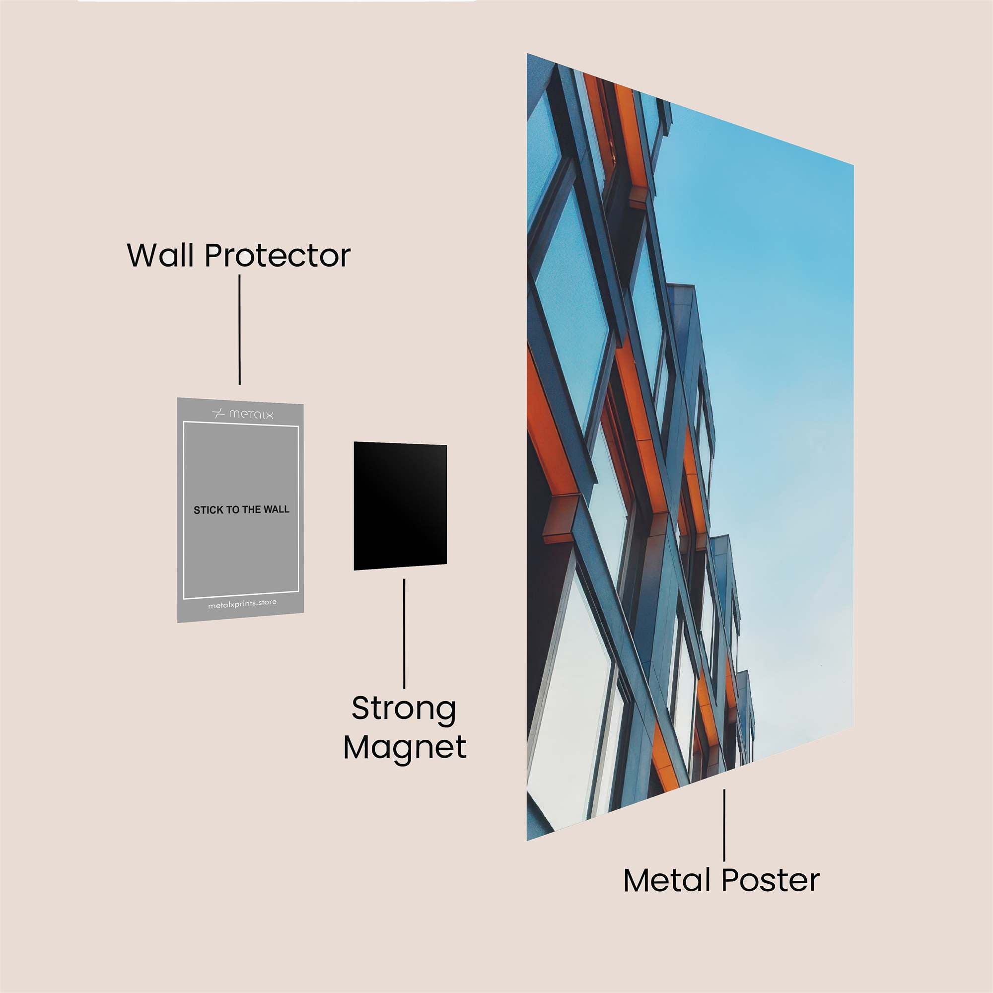 Skyward Serenity Safe Wall Magnetic / M