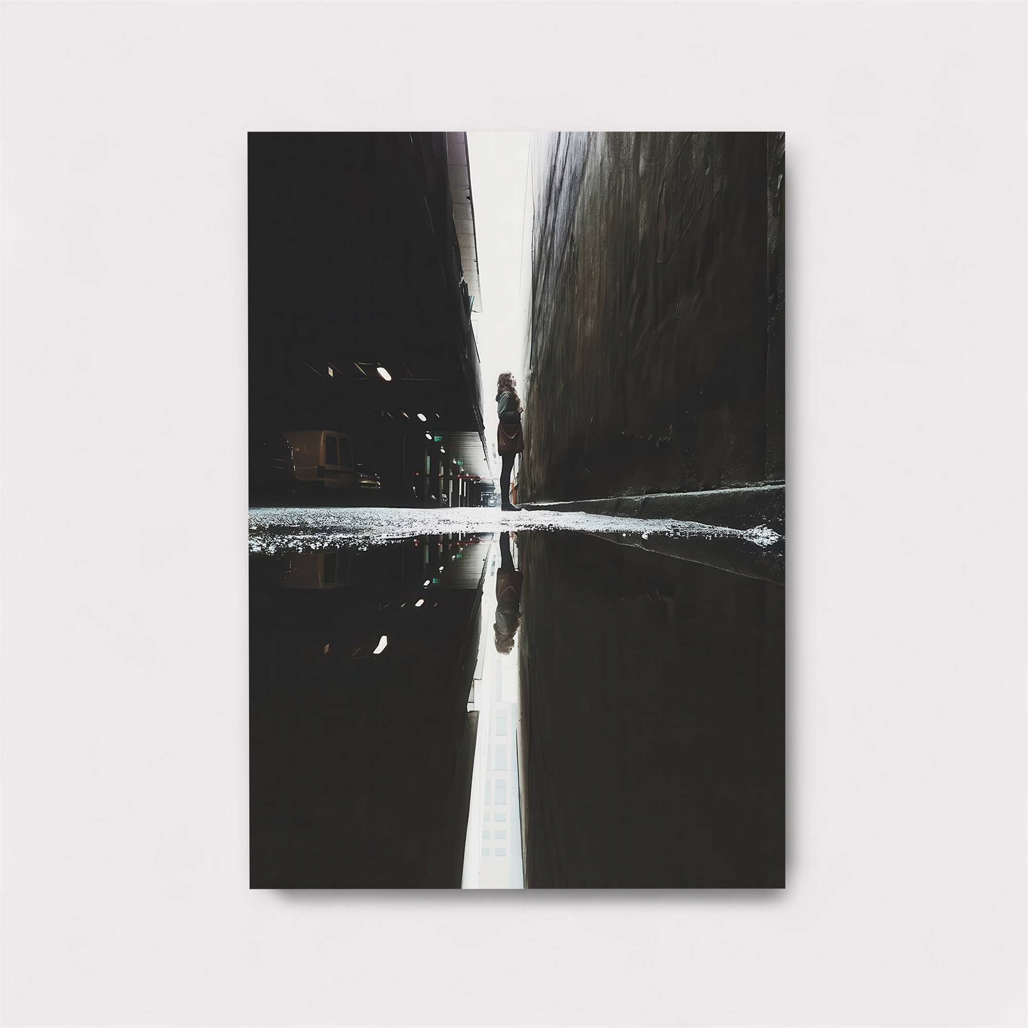 Alleyway Solitude Safe Wall Magnetic / M