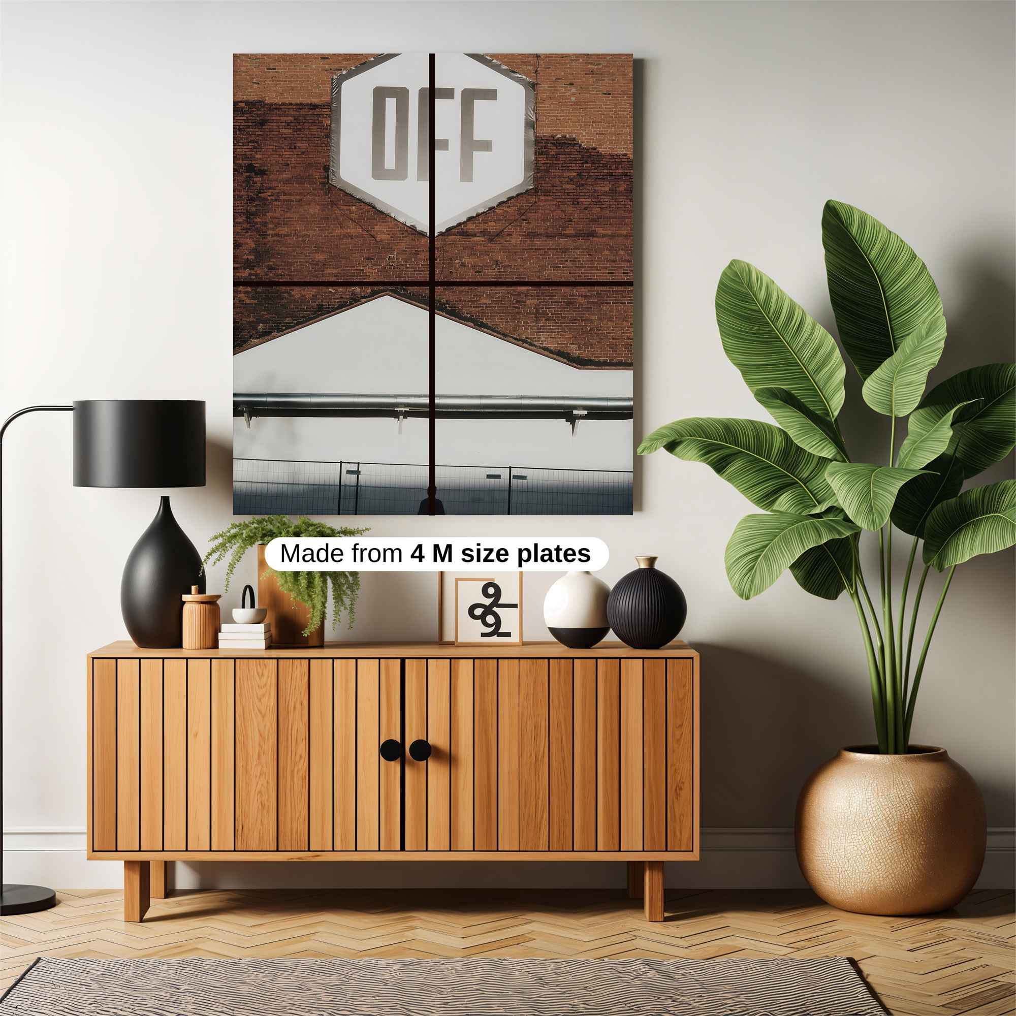 Sign Silhouette Safe Wall Magnetic / M
