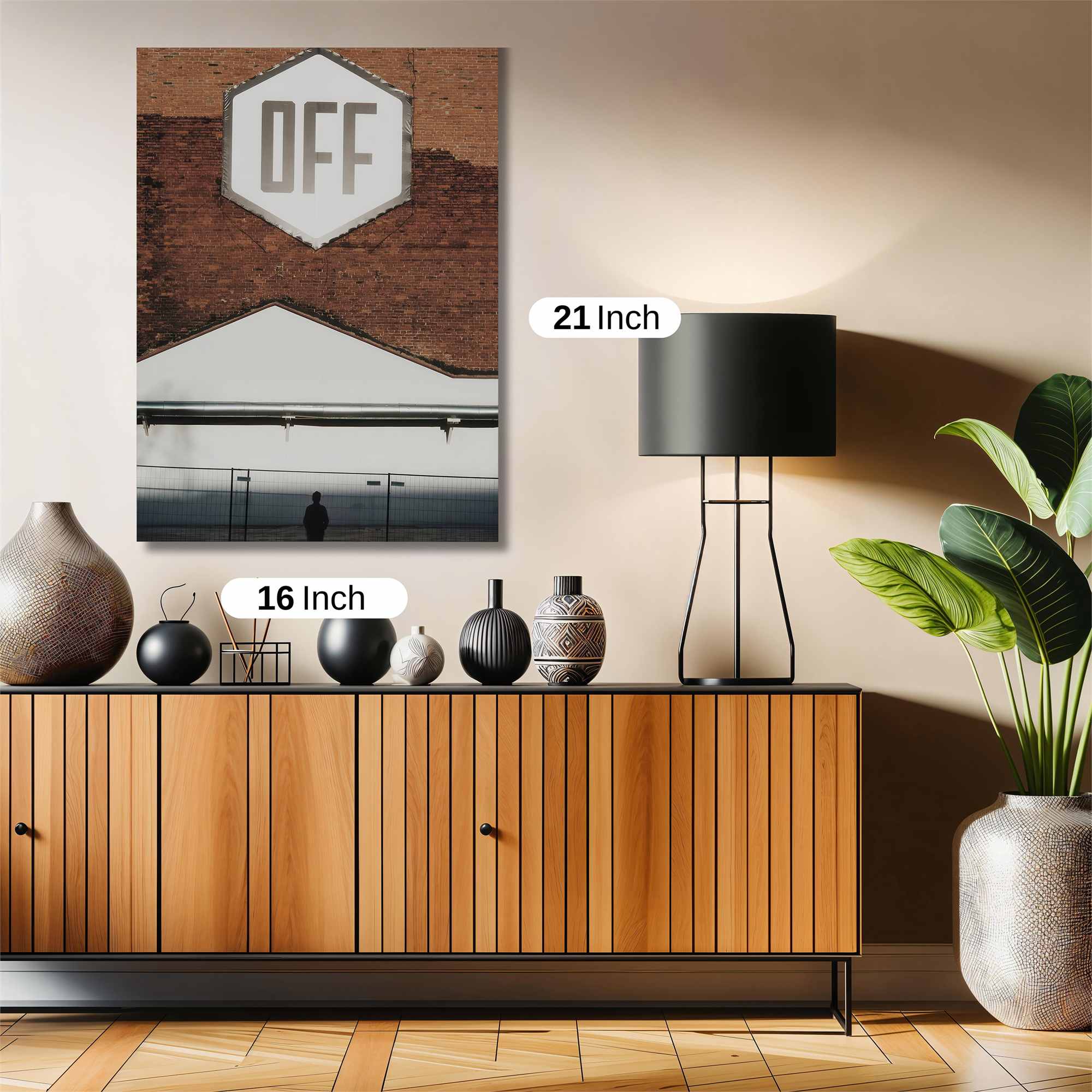 Sign Silhouette Safe Wall Magnetic / M