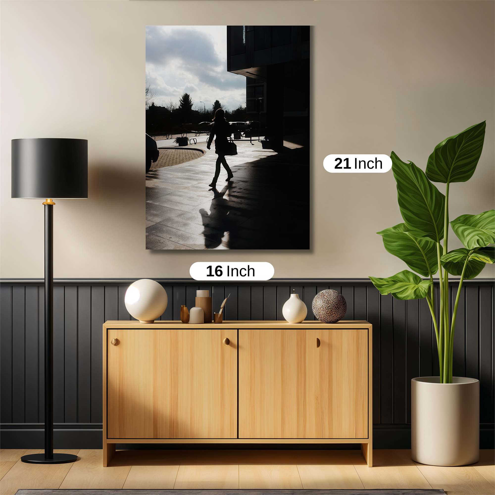 Silhouette Serenity Safe Wall Magnetic / M