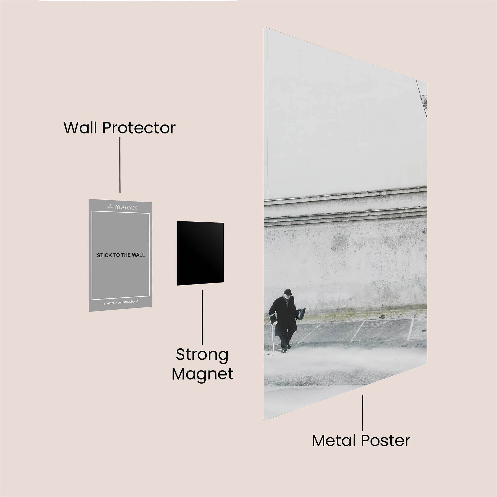 Lone Wanderer Safe Wall Magnetic / M