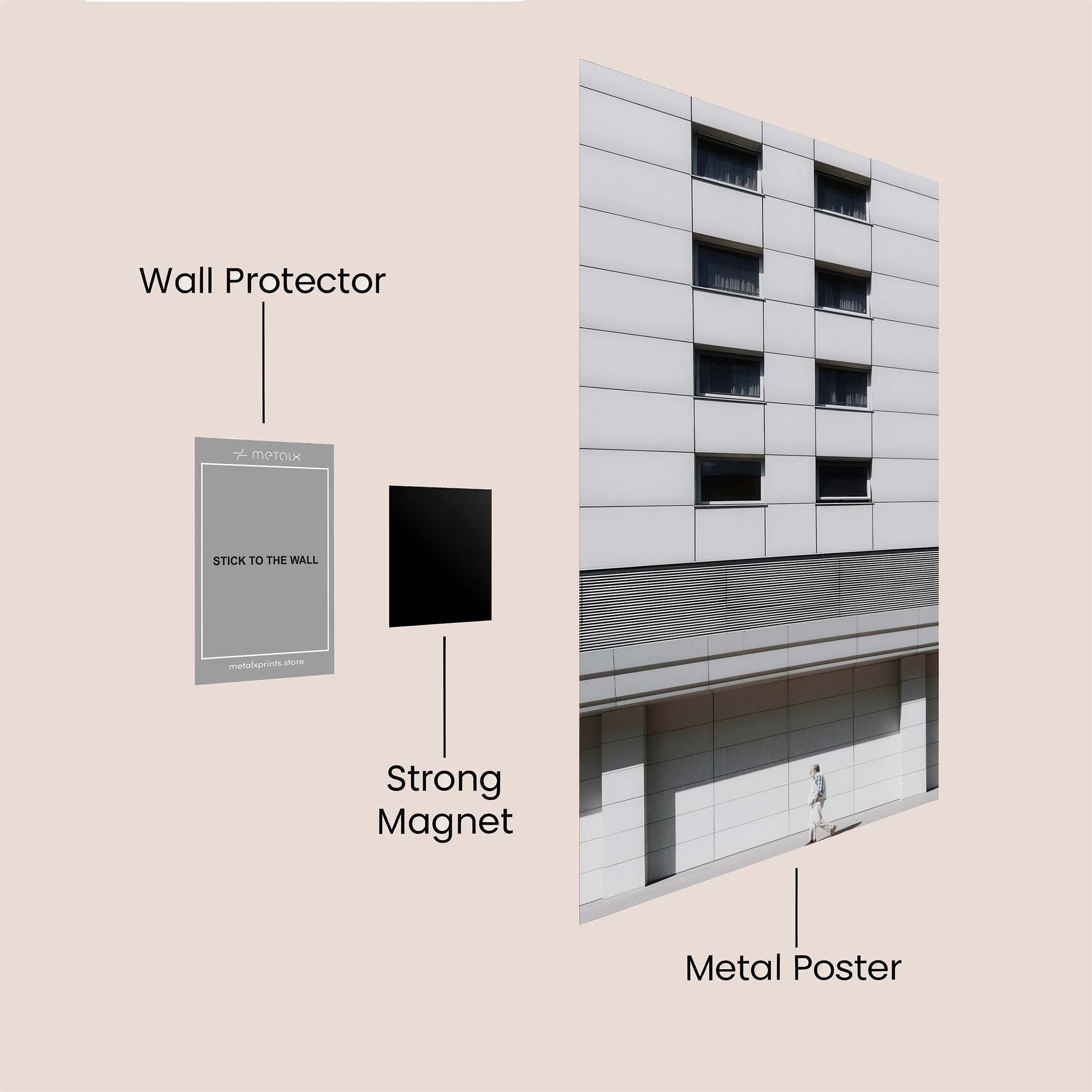 Building Serenity Safe Wall Magnetic / M