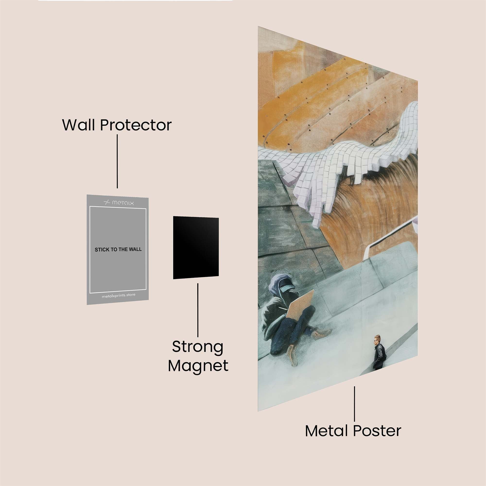 Artist's Dreamscape Safe Wall Magnetic / M