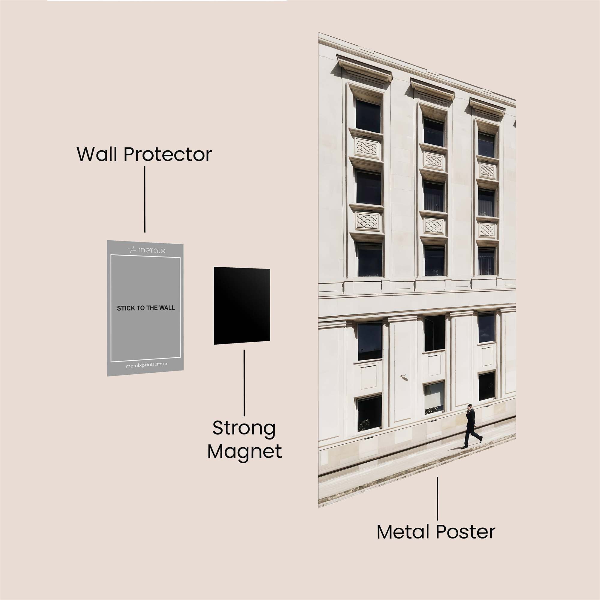 Facade Solitude Safe Wall Magnetic / M