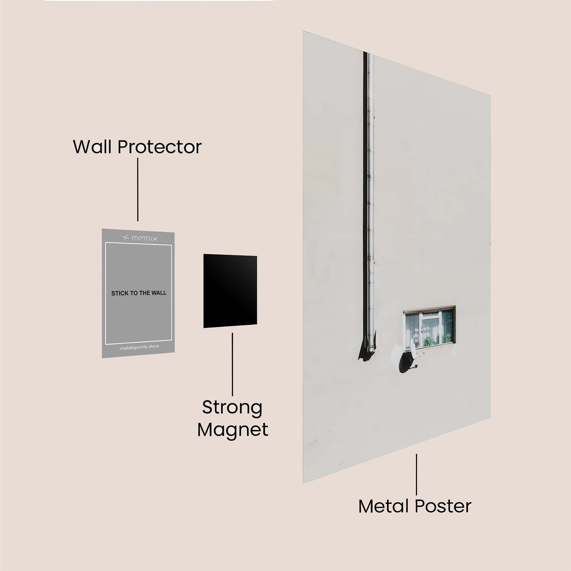 Facade Whimsy Safe Wall Magnetic / M