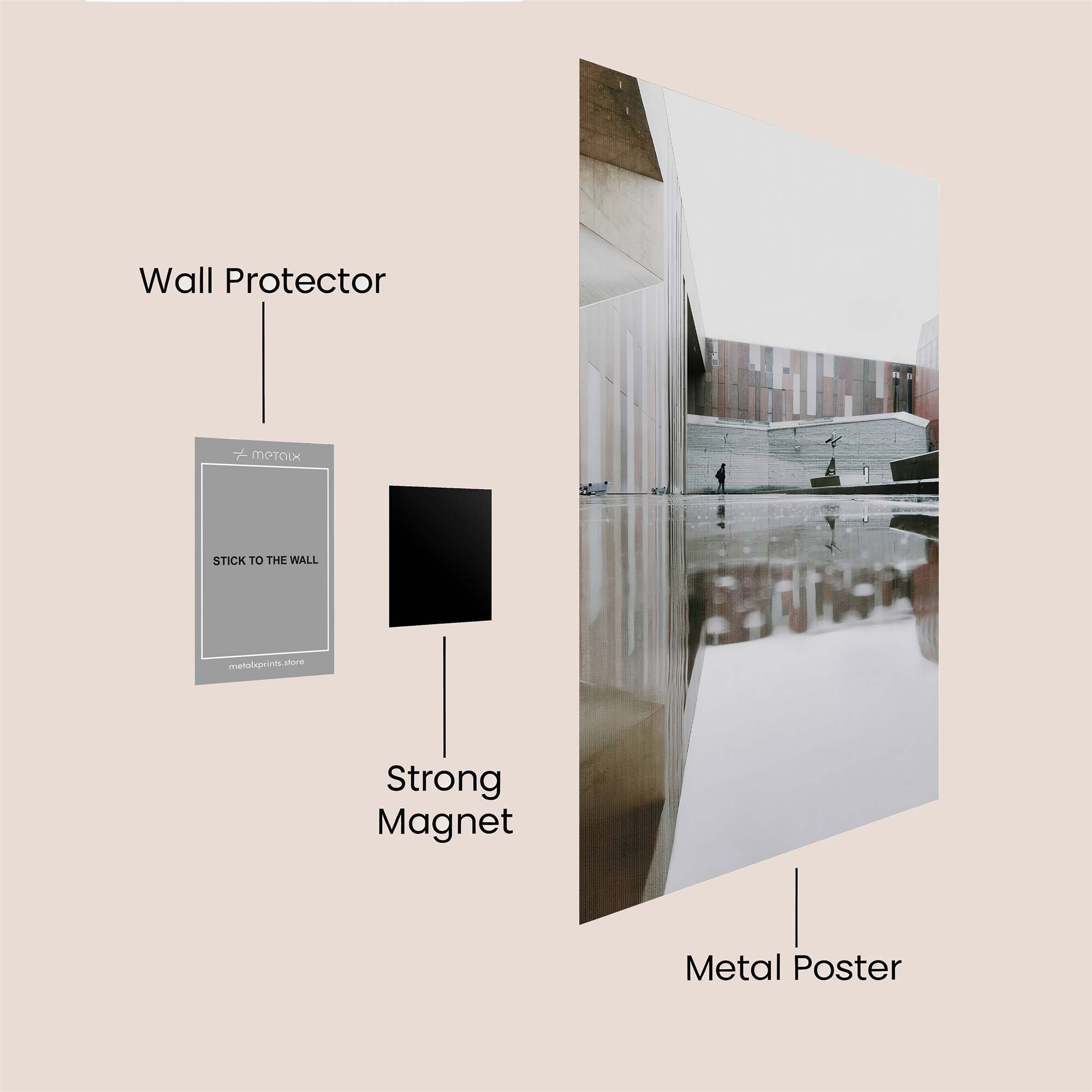 Urban Serenity Safe Wall Magnetic / M