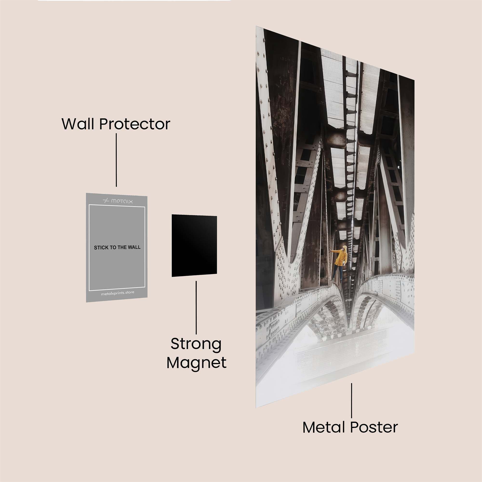 Bridge Intrigue Safe Wall Magnetic / M