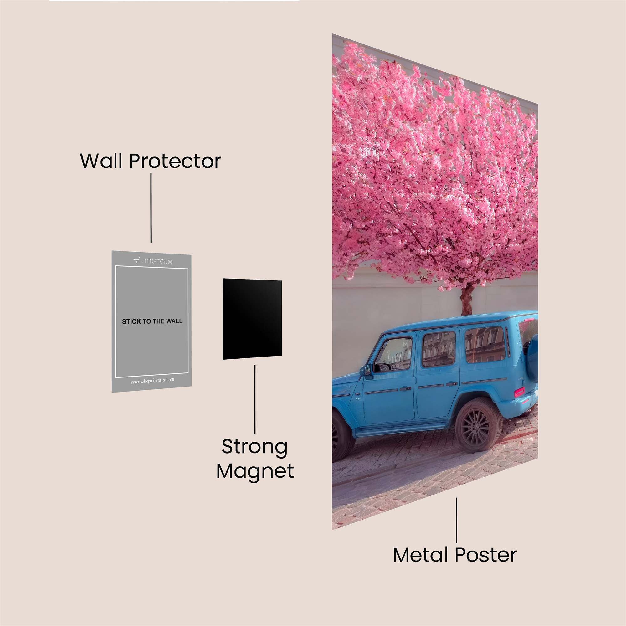 Mercedes Serene Safe Wall Magnetic / M