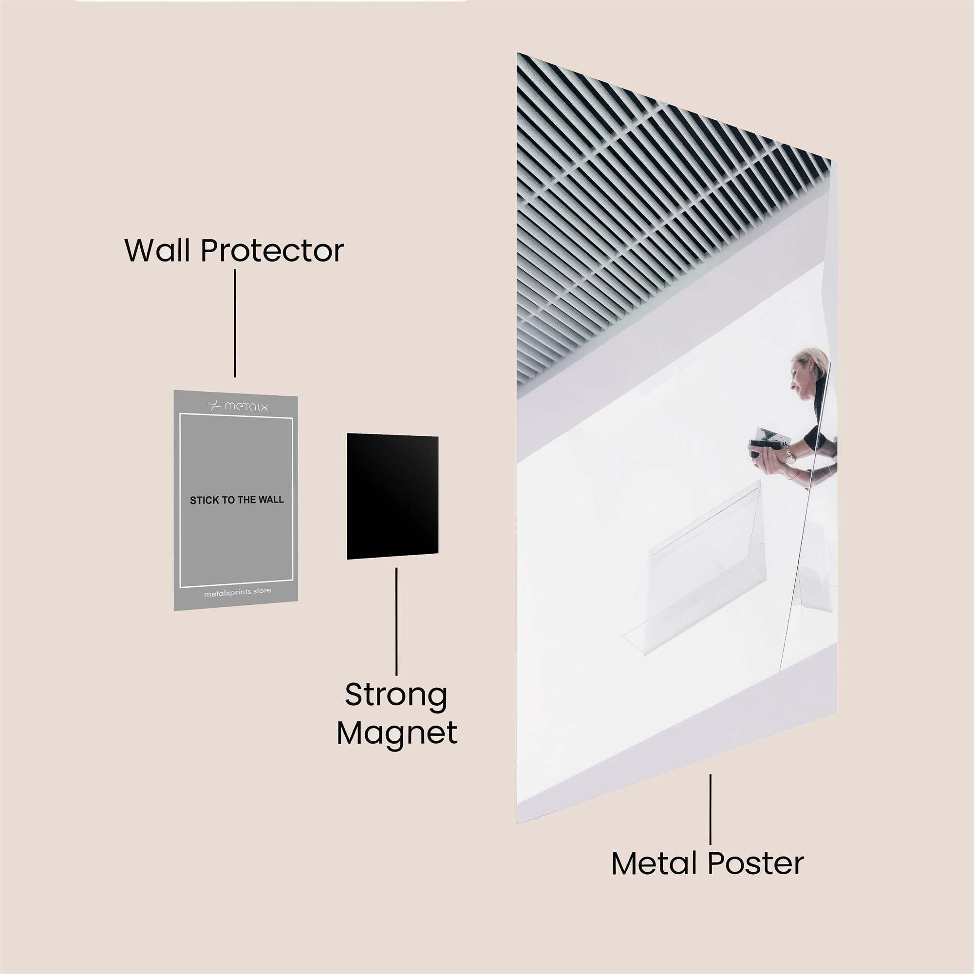 Window Whisper Safe Wall Magnetic / M