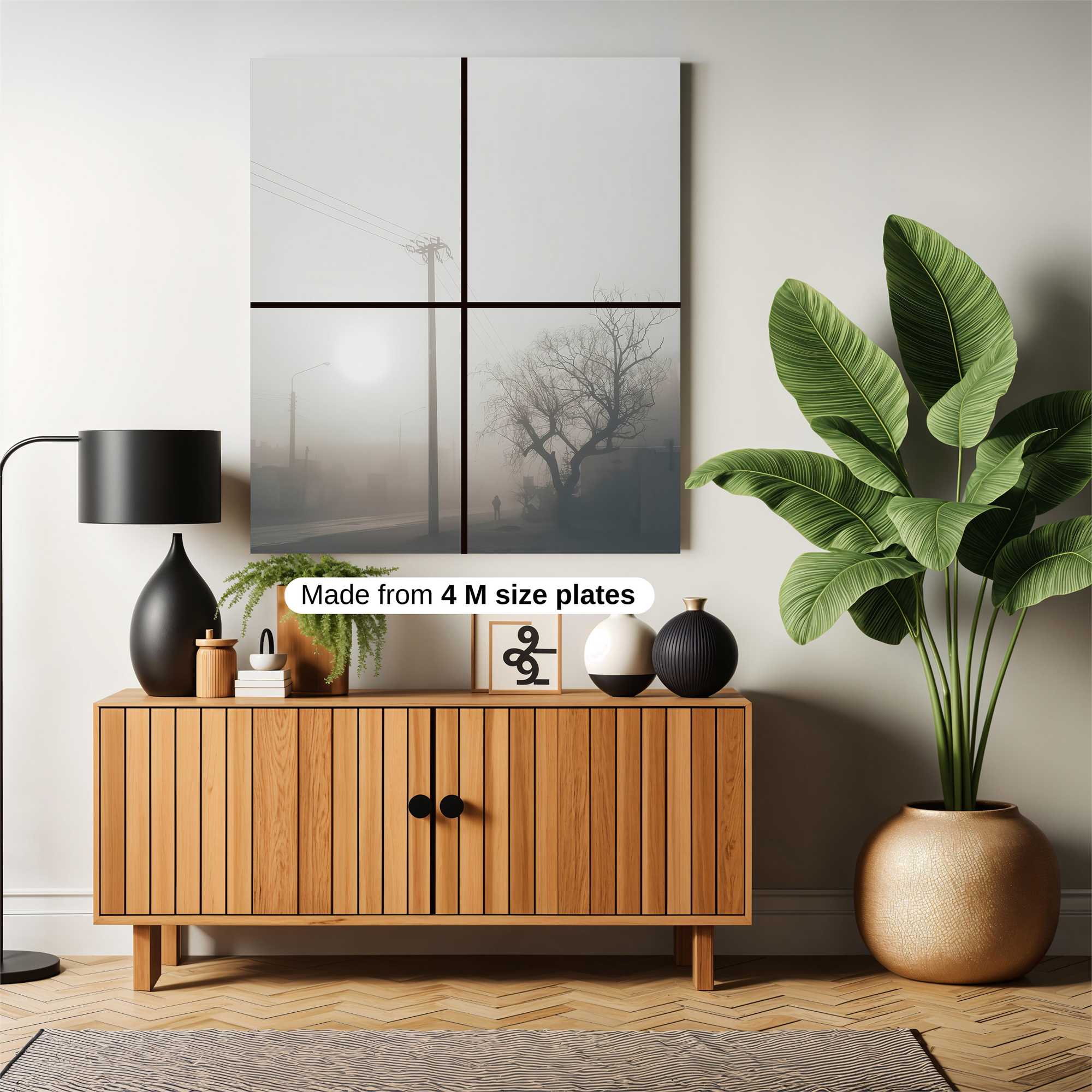 Foggy Solitude Safe Wall Magnetic / M