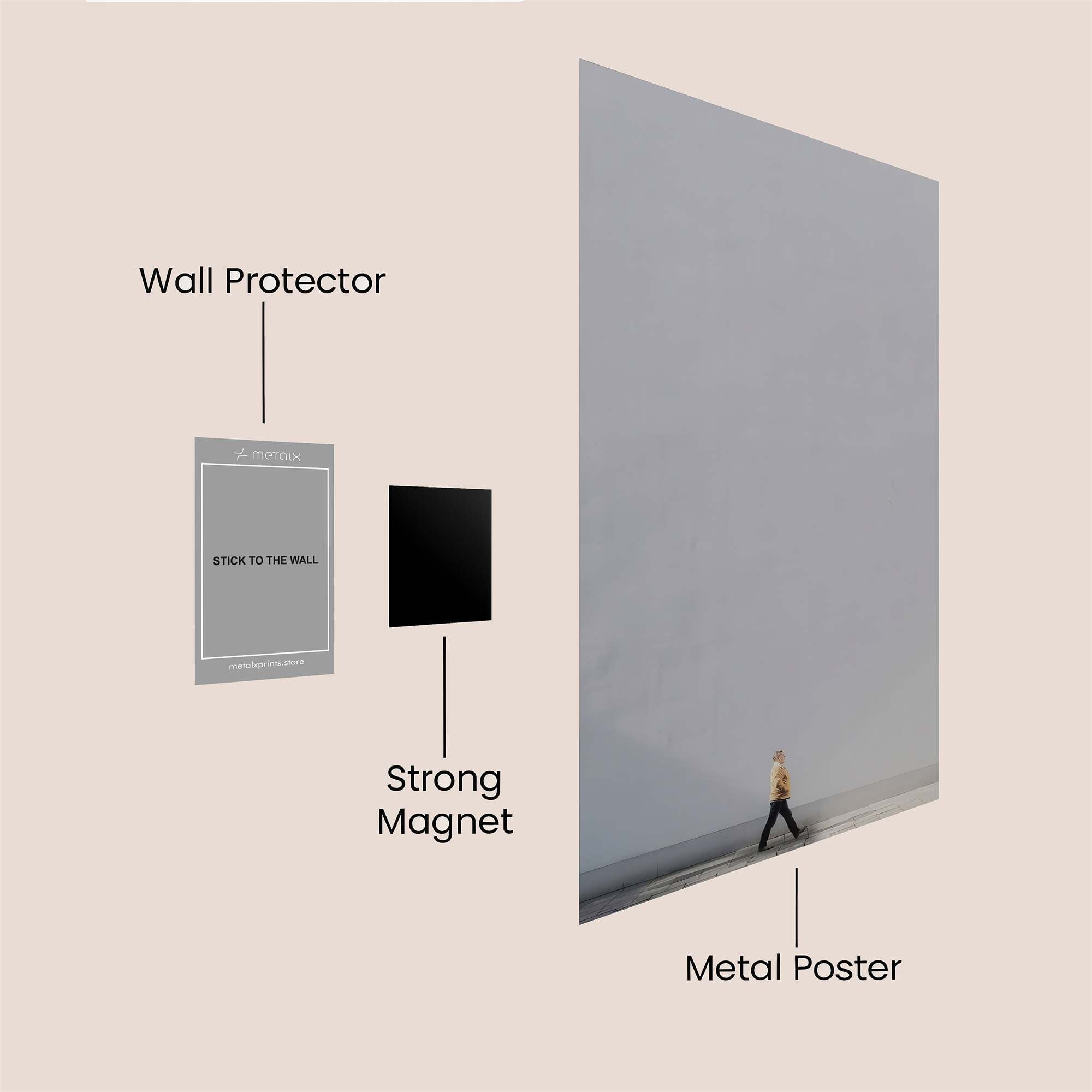 Solitude Echo Safe Wall Magnetic / M
