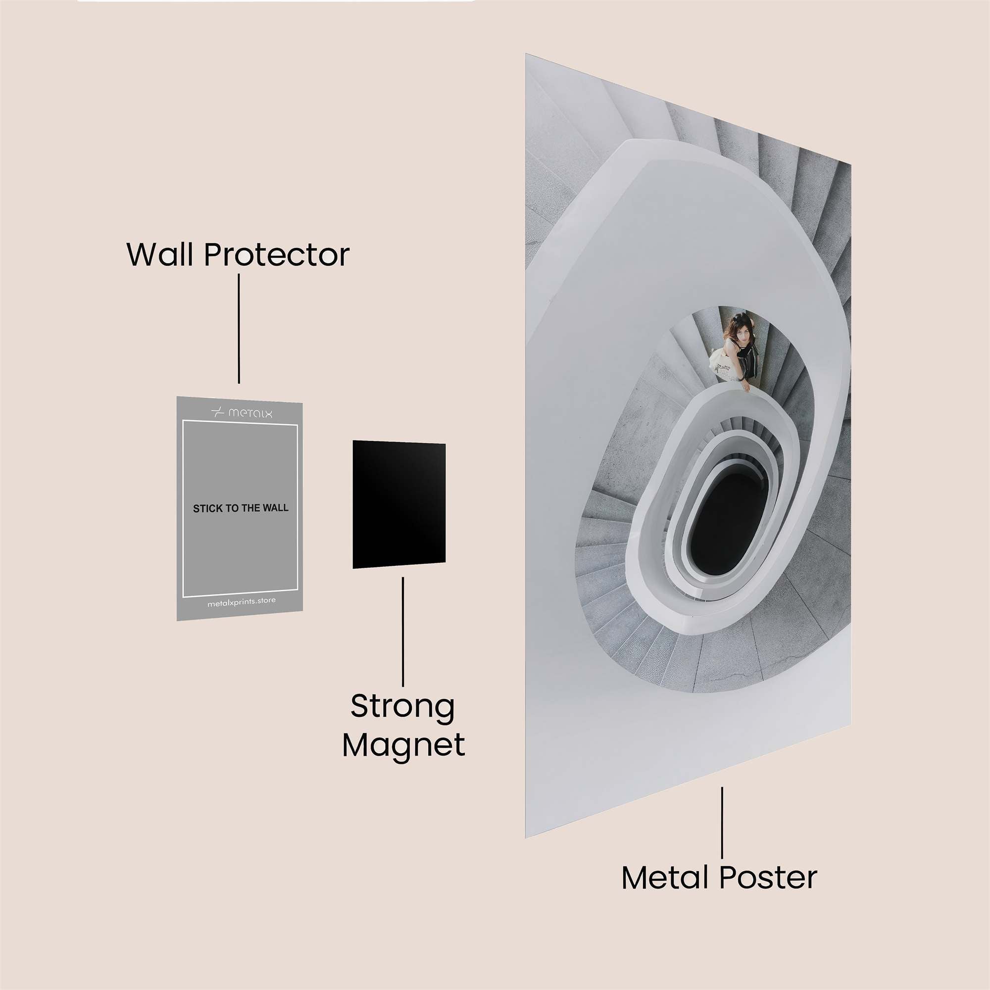 Stairway Serenity Safe Wall Magnetic / M