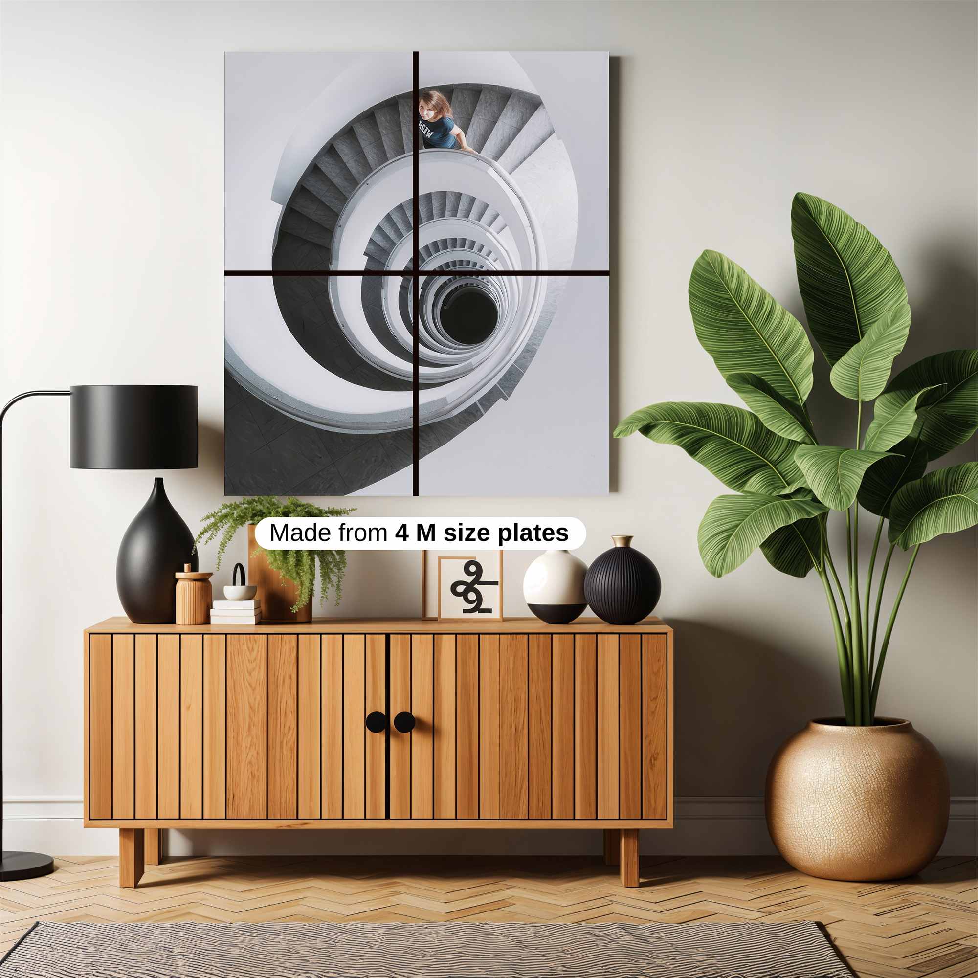Spiral Serenity Safe Wall Magnetic / M