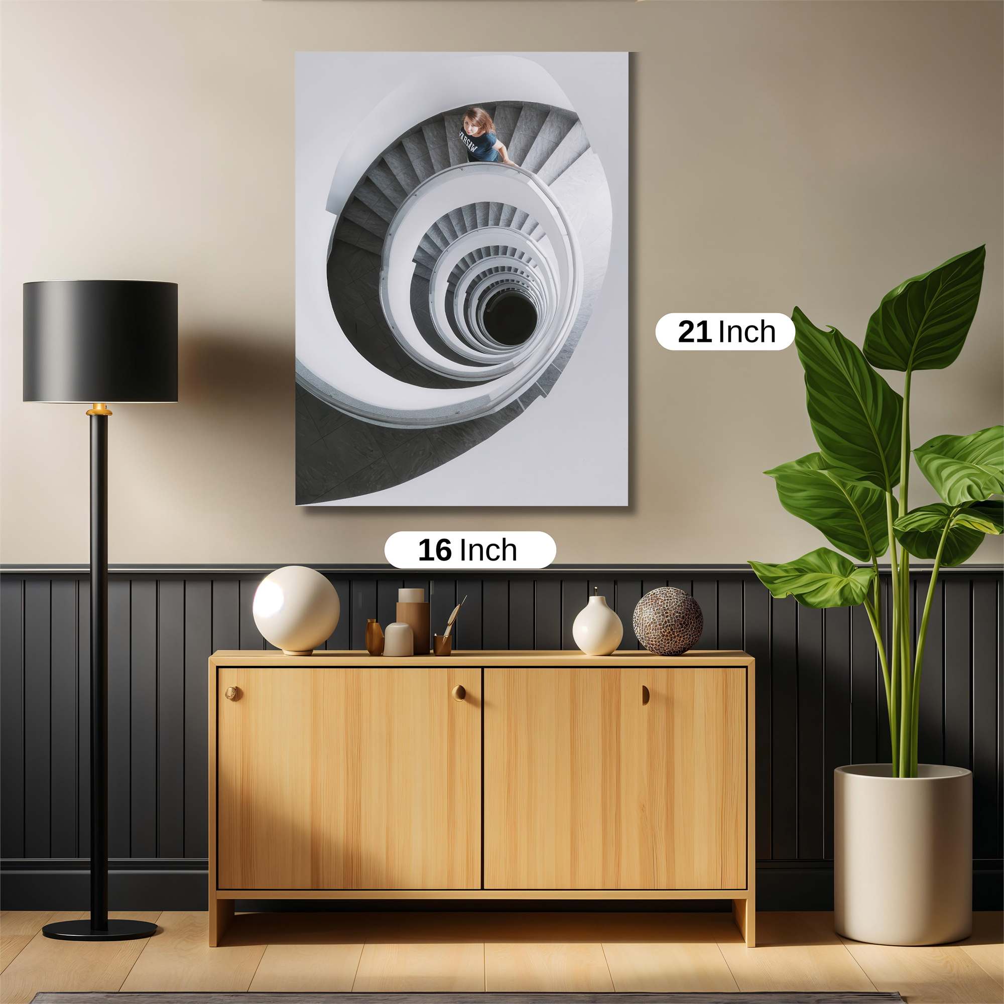 Spiral Serenity Safe Wall Magnetic / M