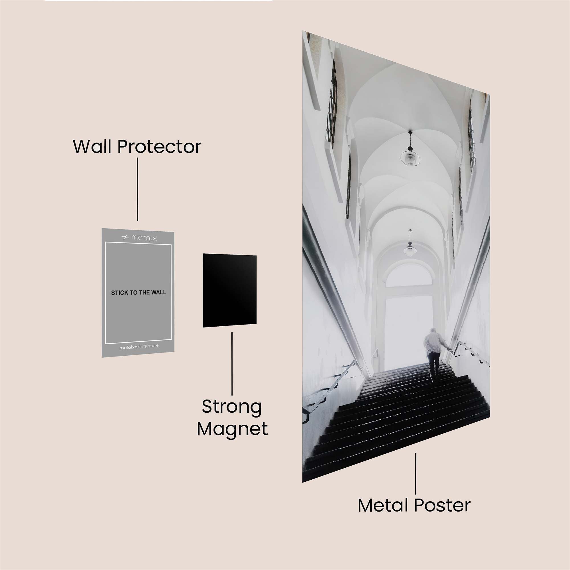 Stairway Serenity Safe Wall Magnetic / M