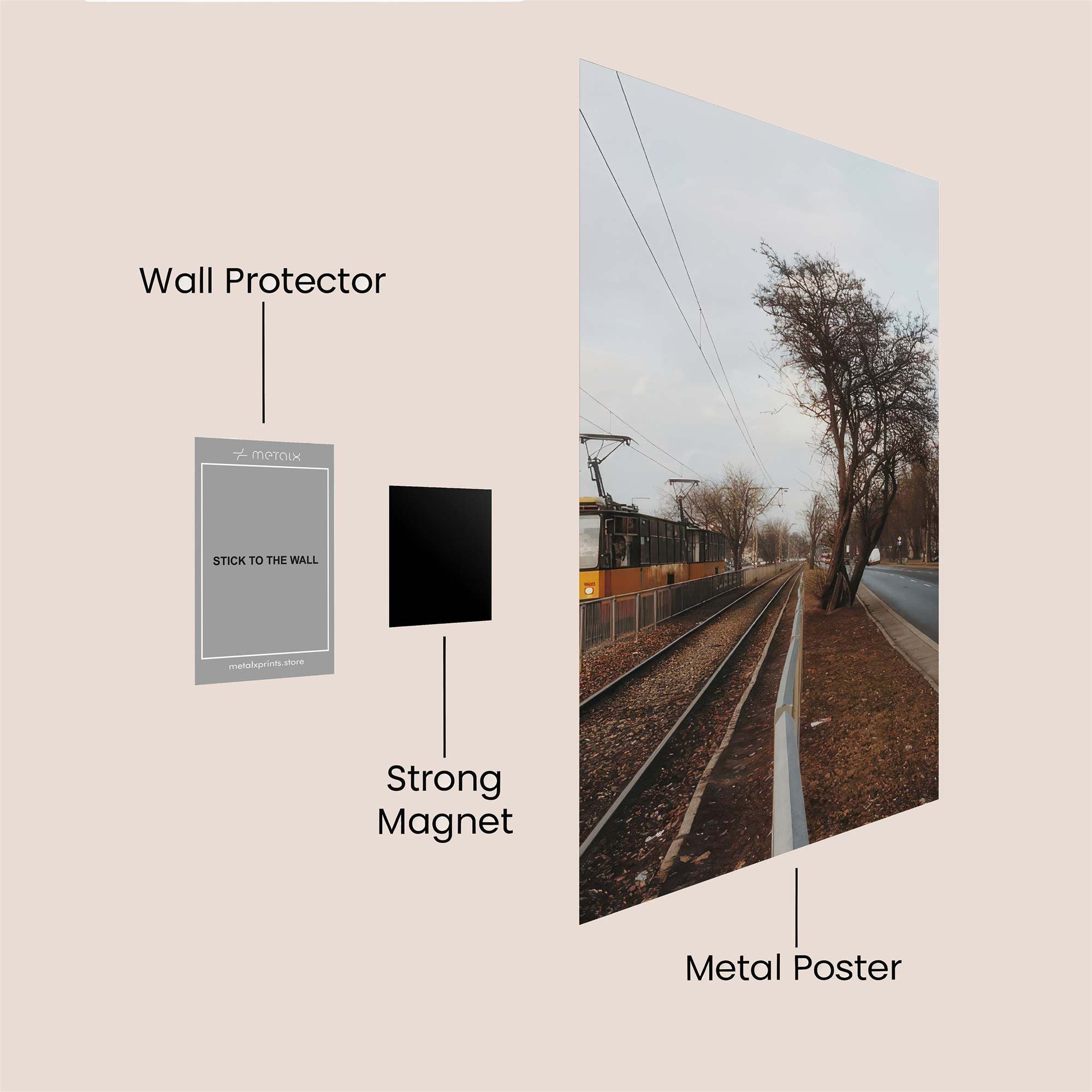 Tram Twilight Safe Wall Magnetic / M