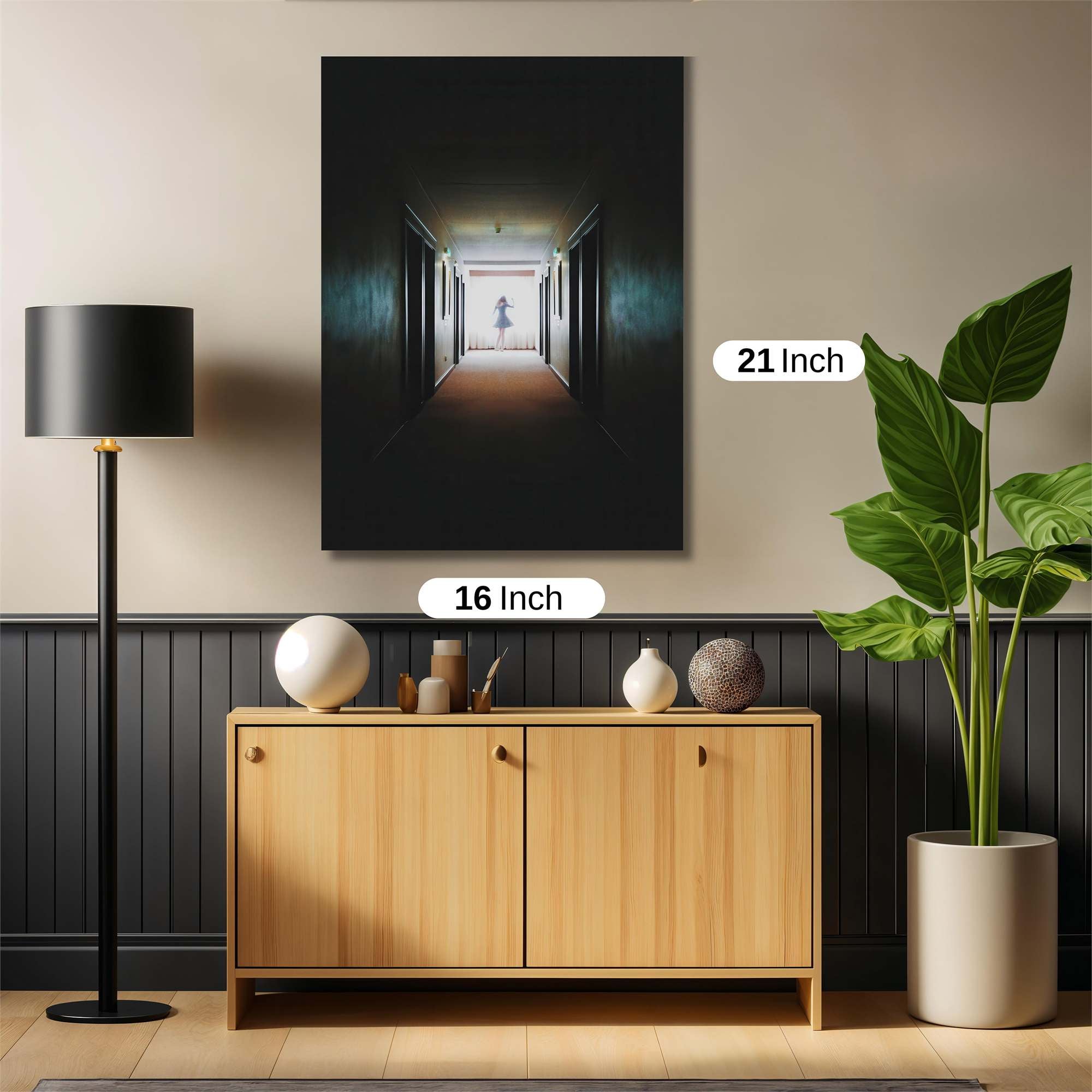 Ghostly Silhouette Safe Wall Magnetic / M