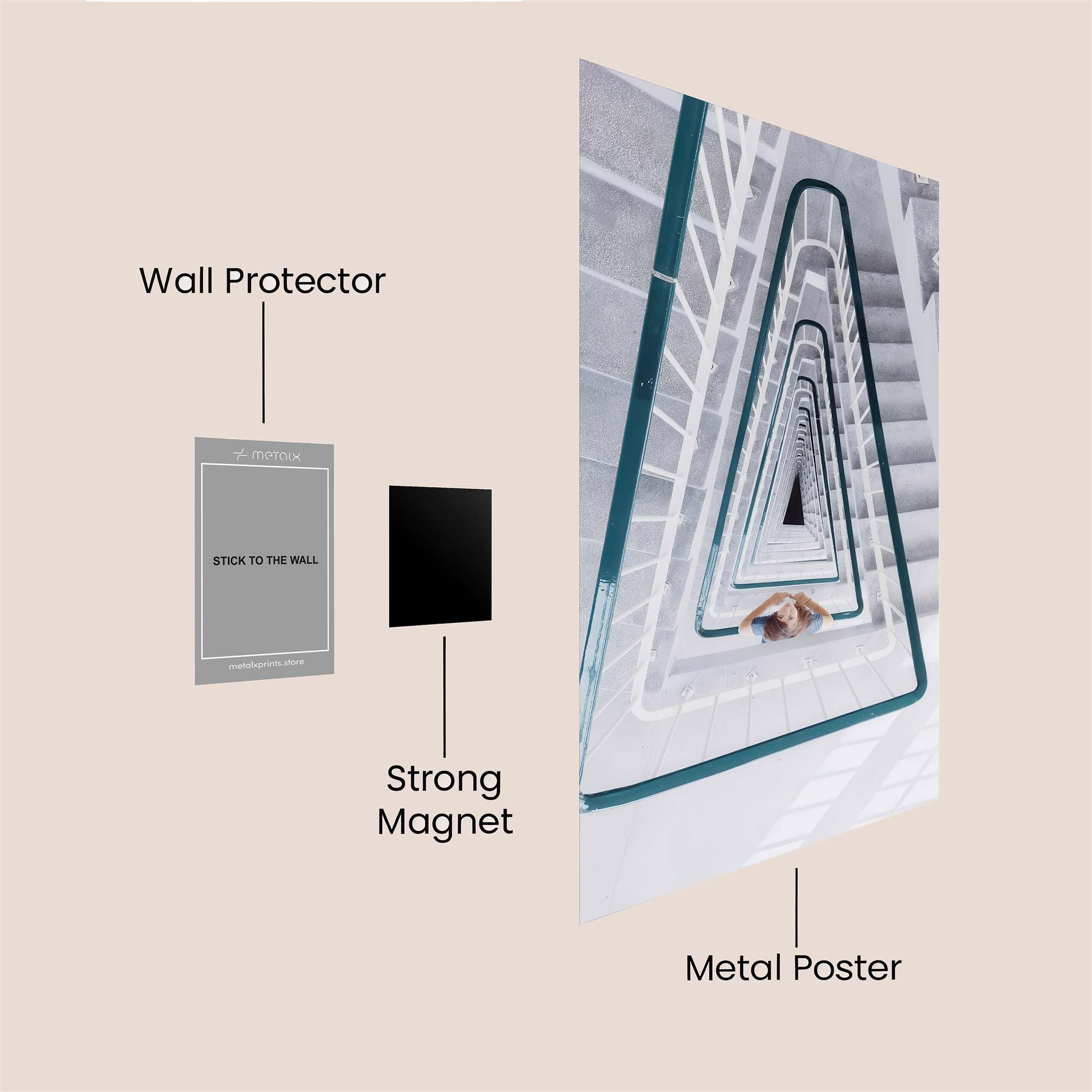 Stairway Serenity Safe Wall Magnetic / M