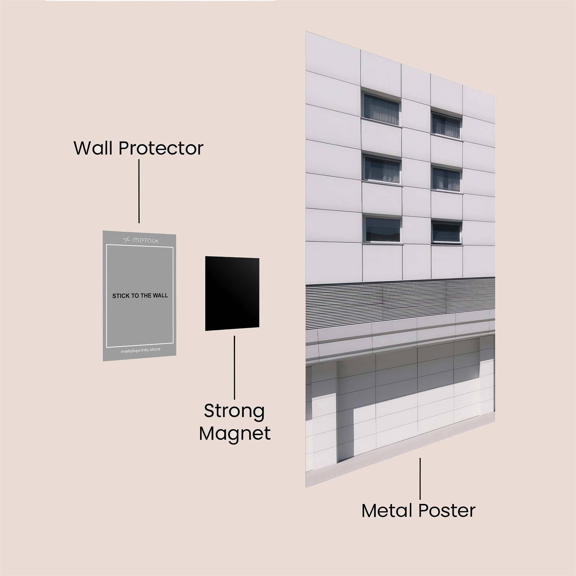 Facade Monotony Safe Wall Magnetic / M