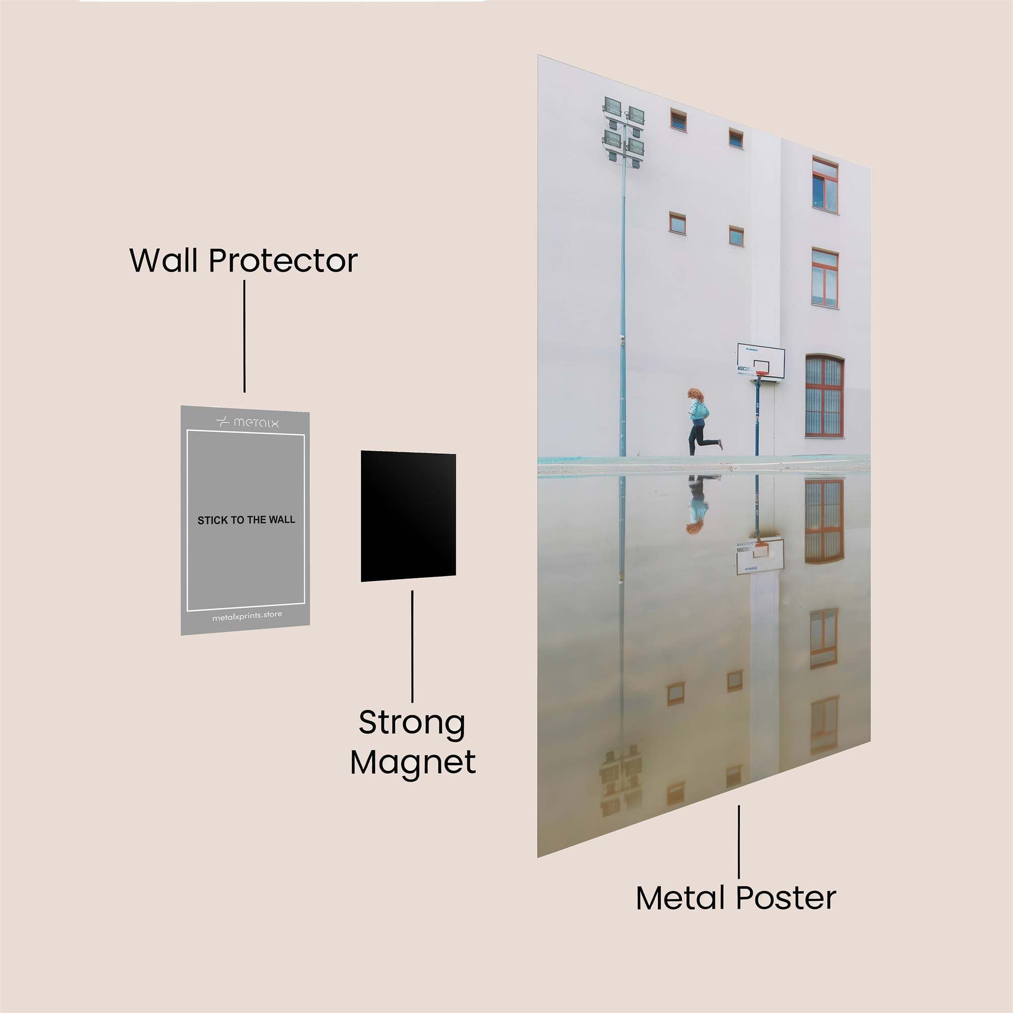 Hoop Serenity Safe Wall Magnetic / M