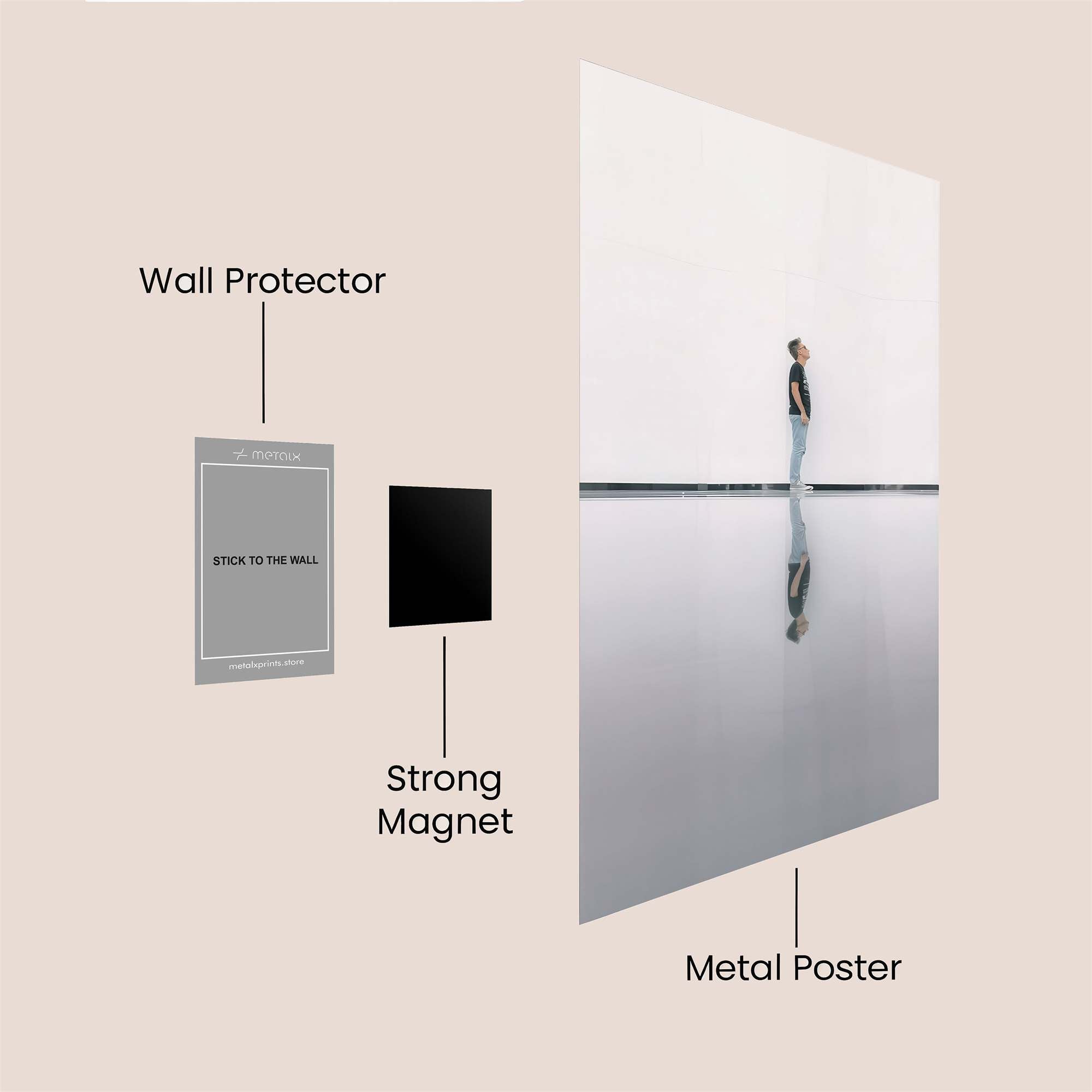 Reflection Serenity Safe Wall Magnetic / M