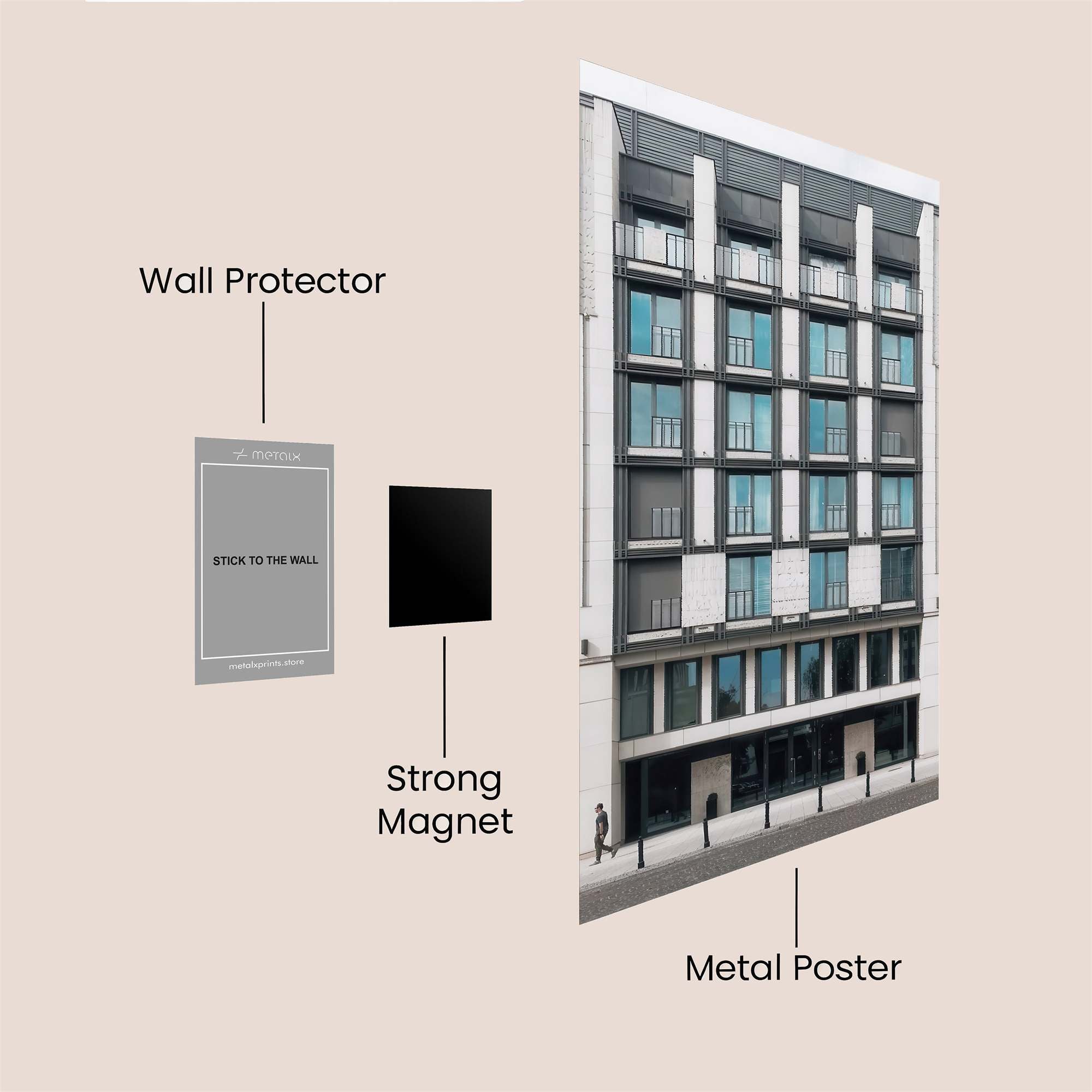 Urban Elegance Safe Wall Magnetic / M