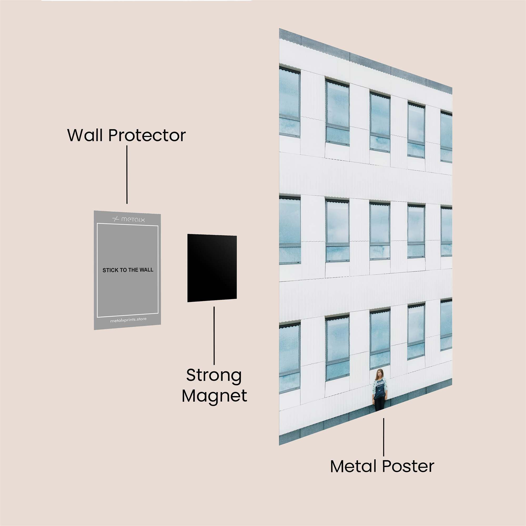 Facade Serenity Safe Wall Magnetic / M