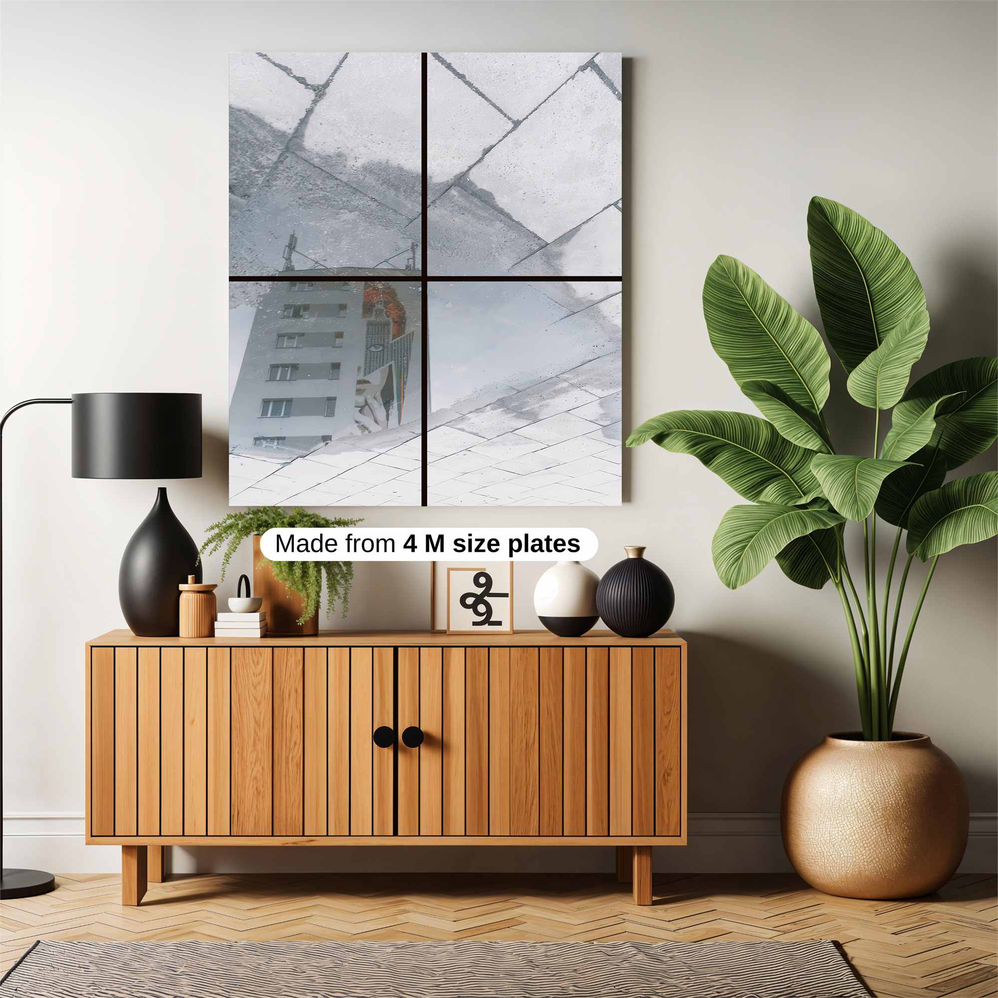 Building Reflection Safe Wall Magnetic / M