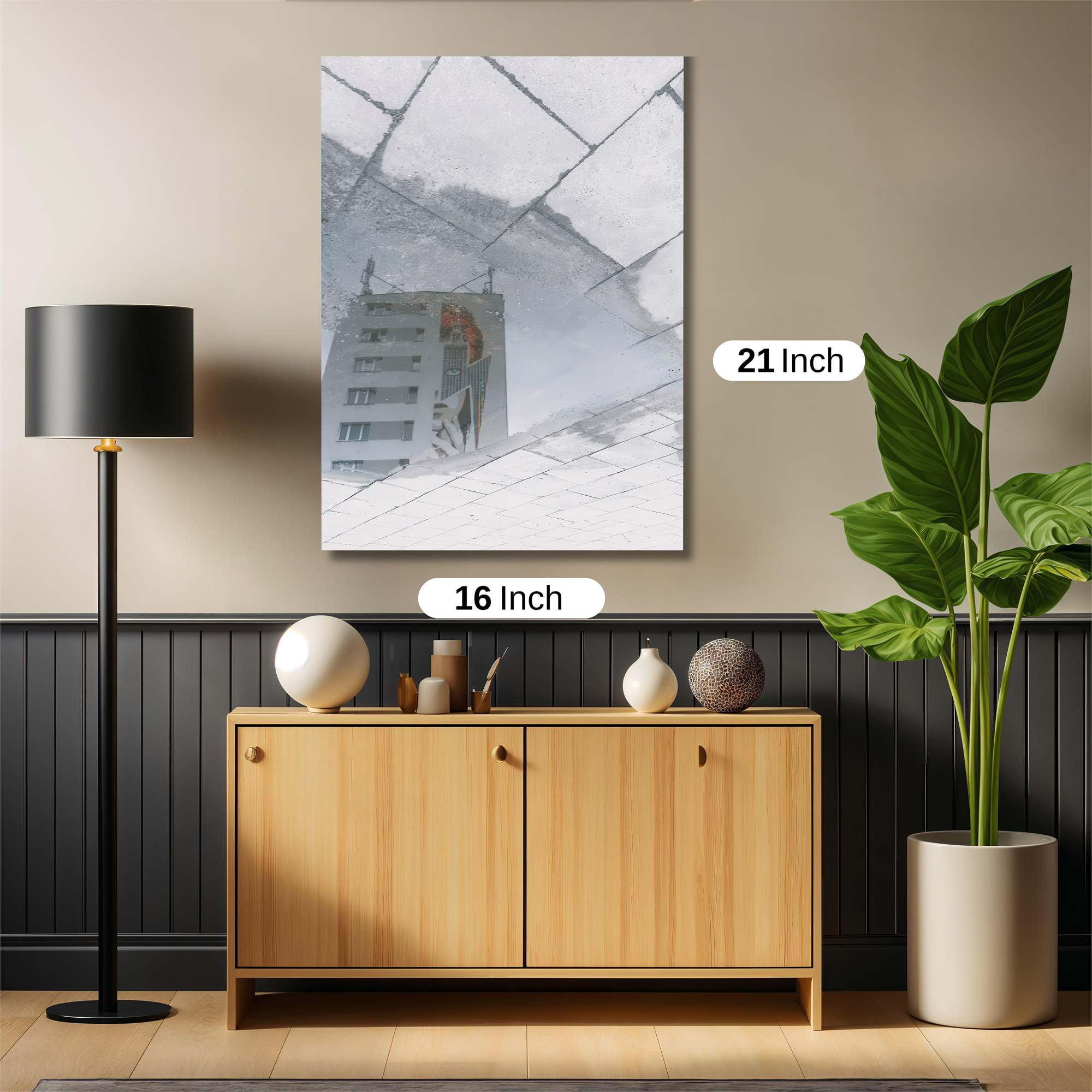 Building Reflection Safe Wall Magnetic / M