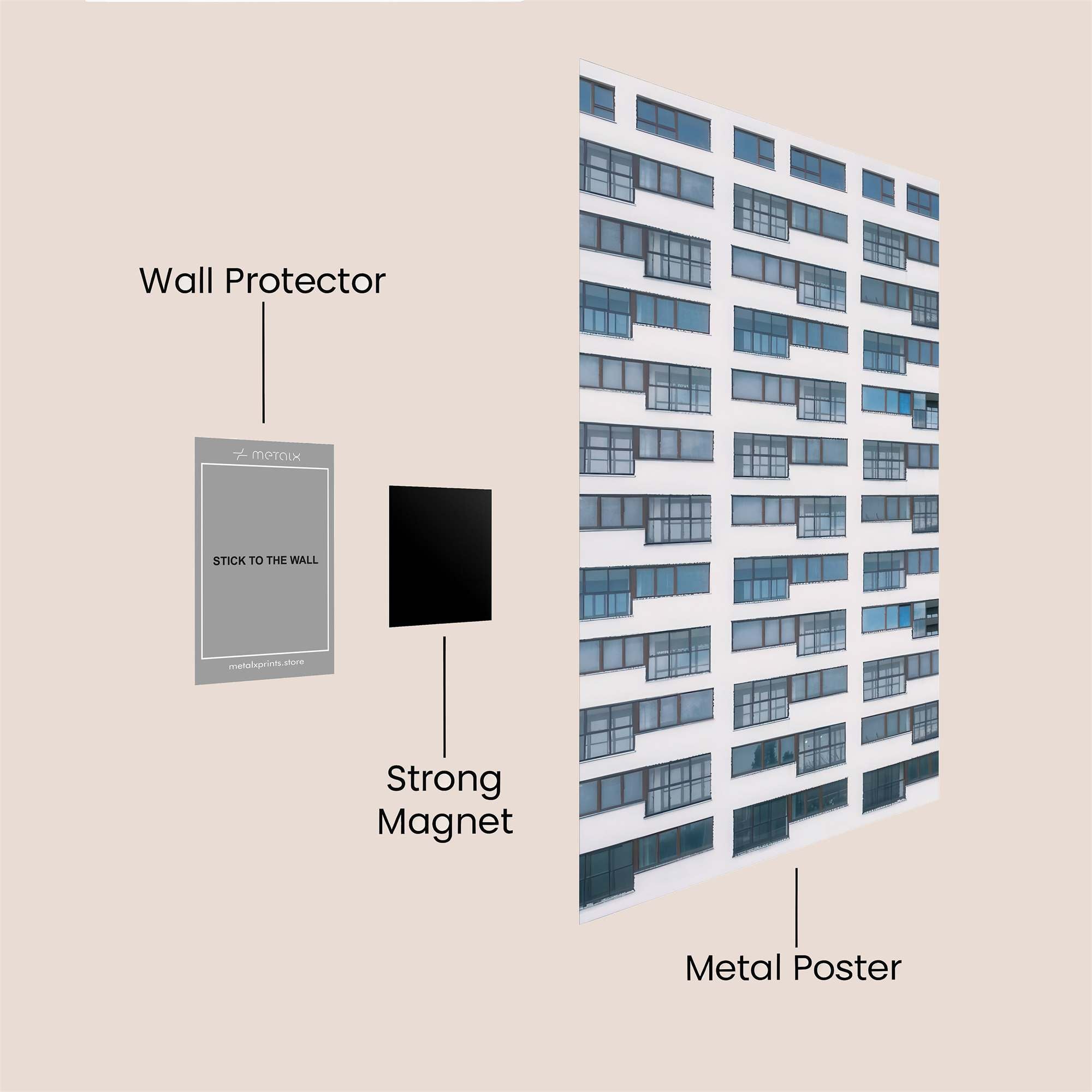 Facade Monotony Safe Wall Magnetic / M