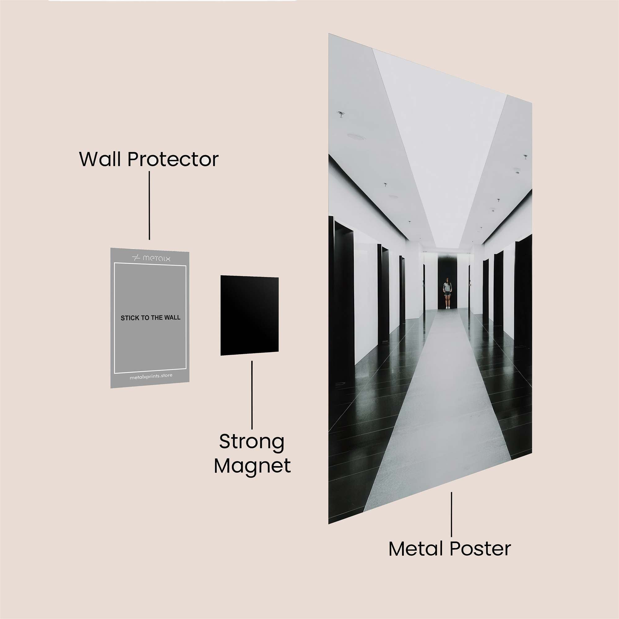 Corridor Mystery Safe Wall Magnetic / M