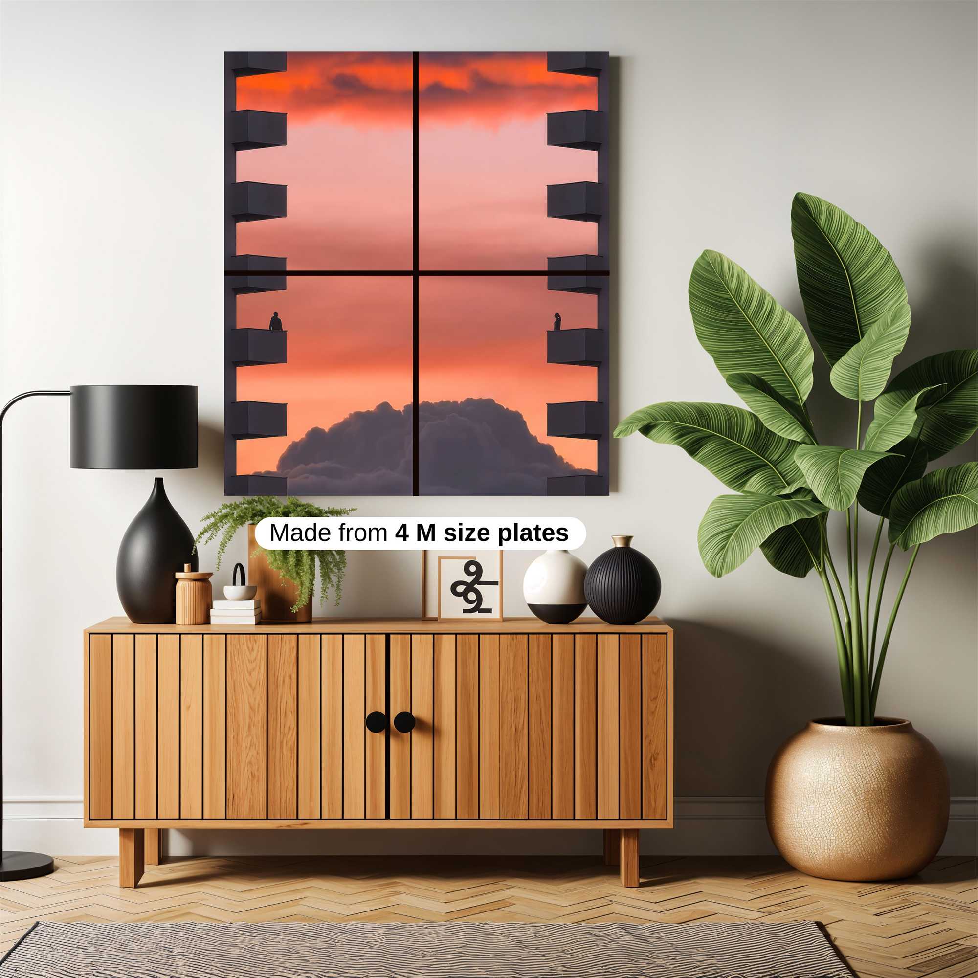 Skyline Serenity Safe Wall Magnetic / M