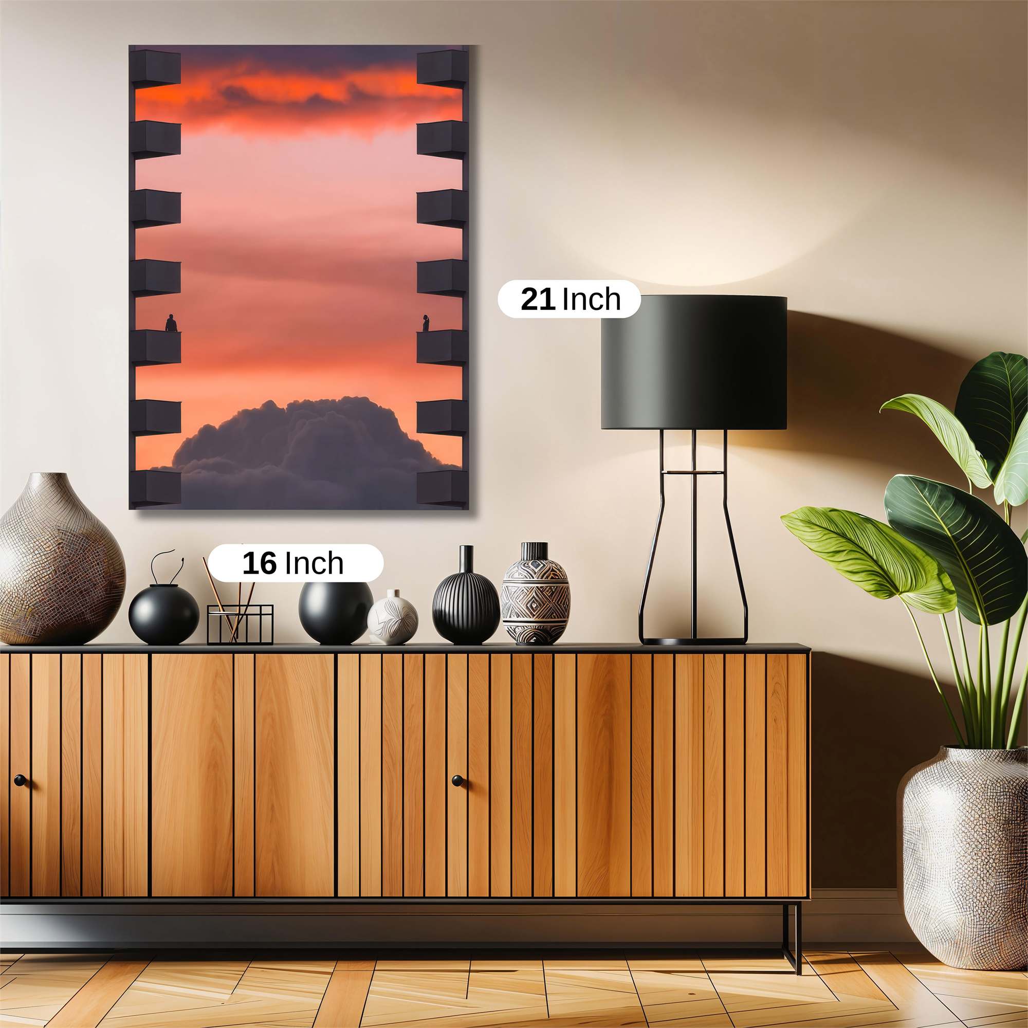 Skyline Serenity Safe Wall Magnetic / M
