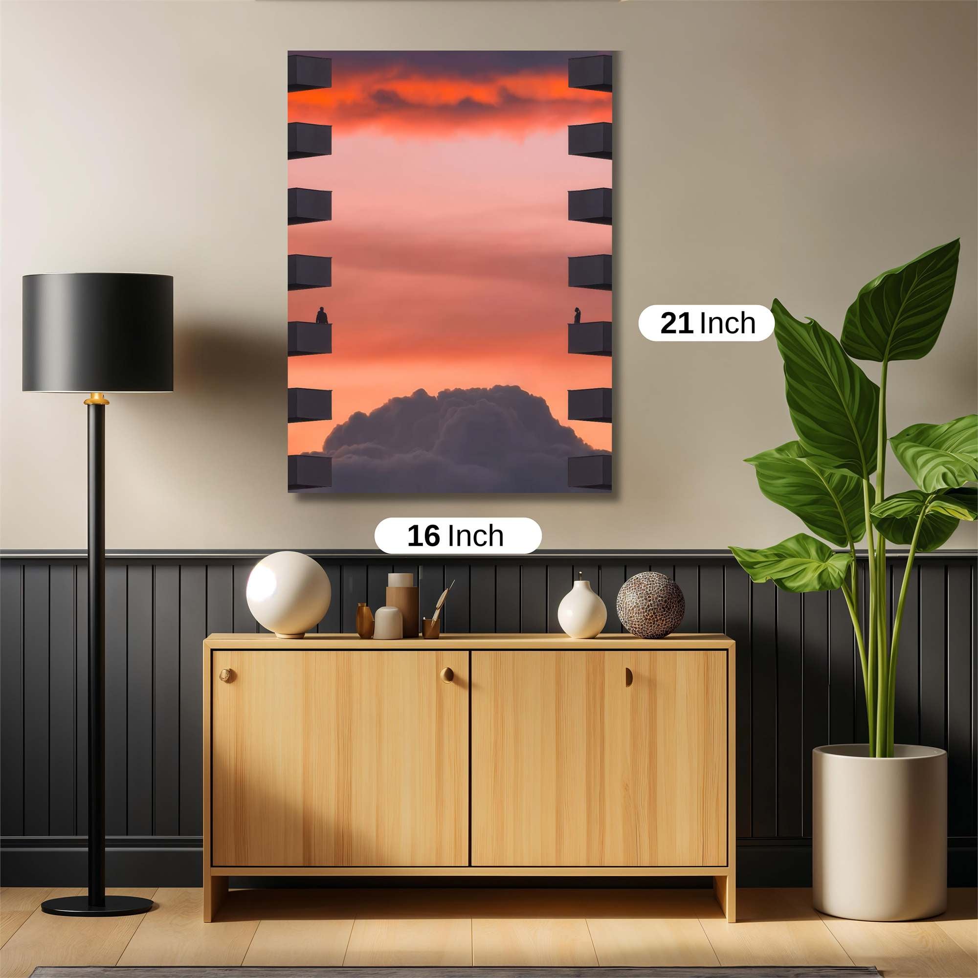 Skyline Serenity Safe Wall Magnetic / M